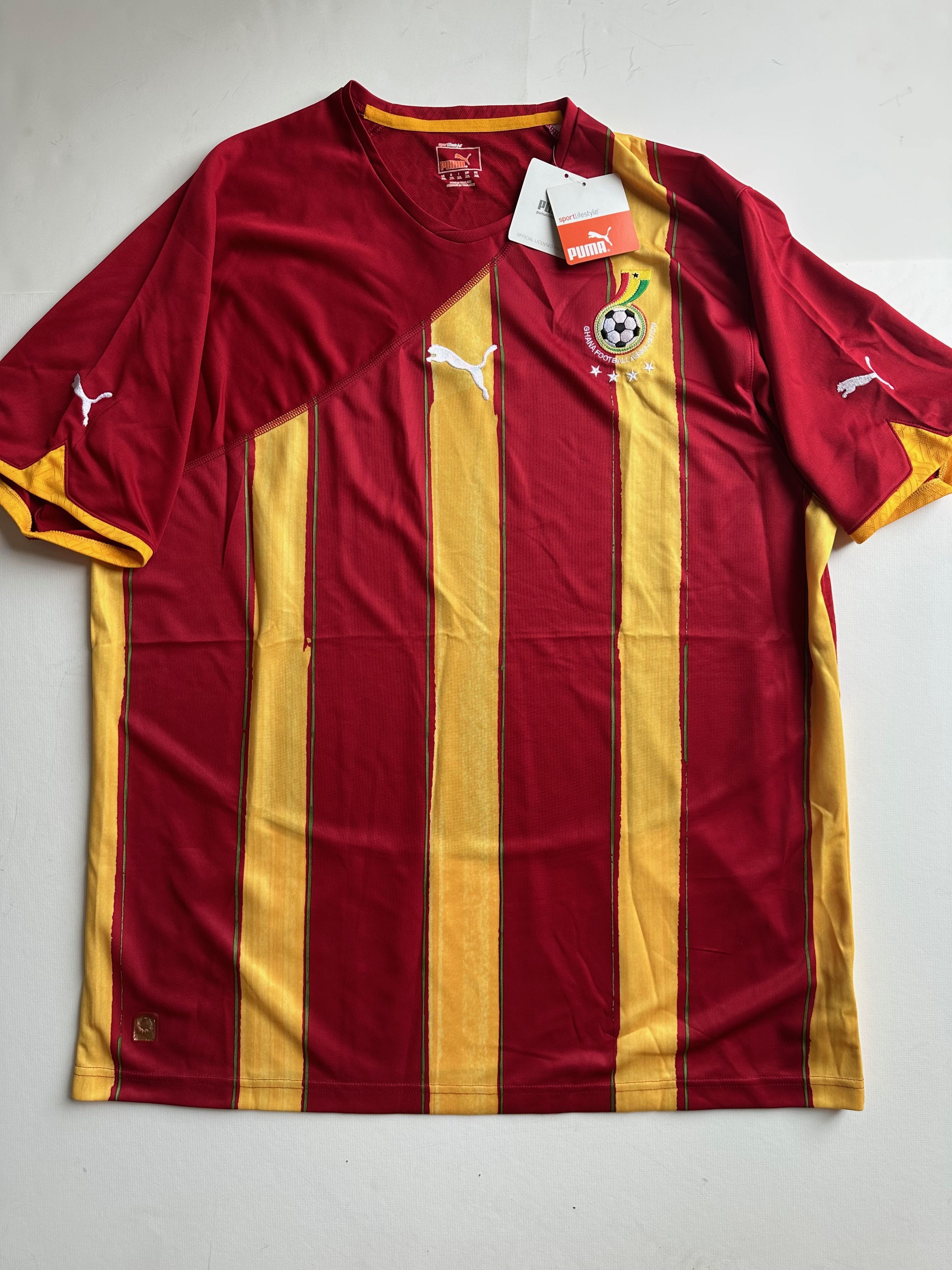 Puma Vintage Puma Ghana Jersey (2010/11) - Red/Gold - XXL (NWT) Size US XXL / EU 58 / 5 - 1 Thumbnail
