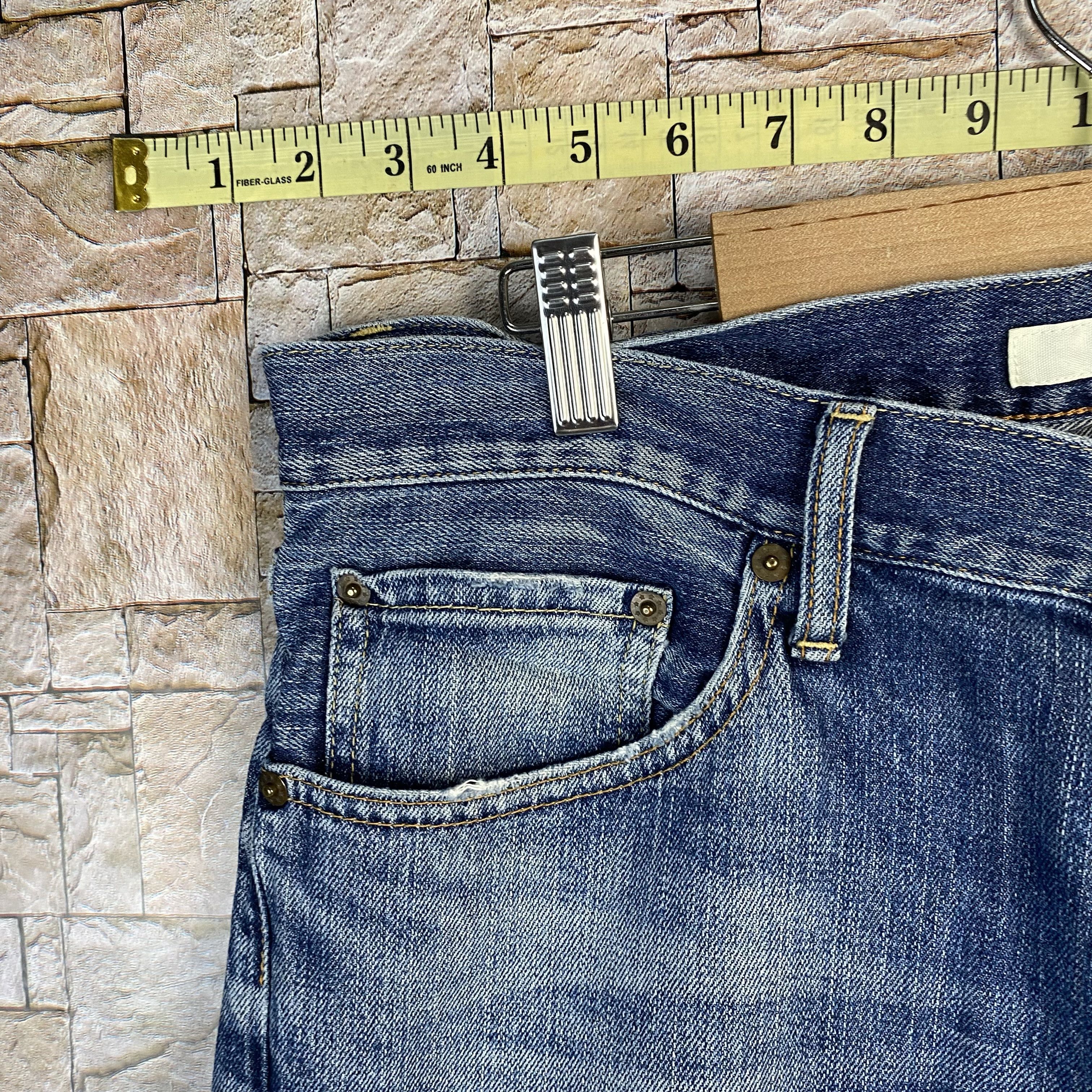 Uniqlo Uniqlo Boyfriend Blue Denim Pants #7592 Size US 35 - 6 Thumbnail
