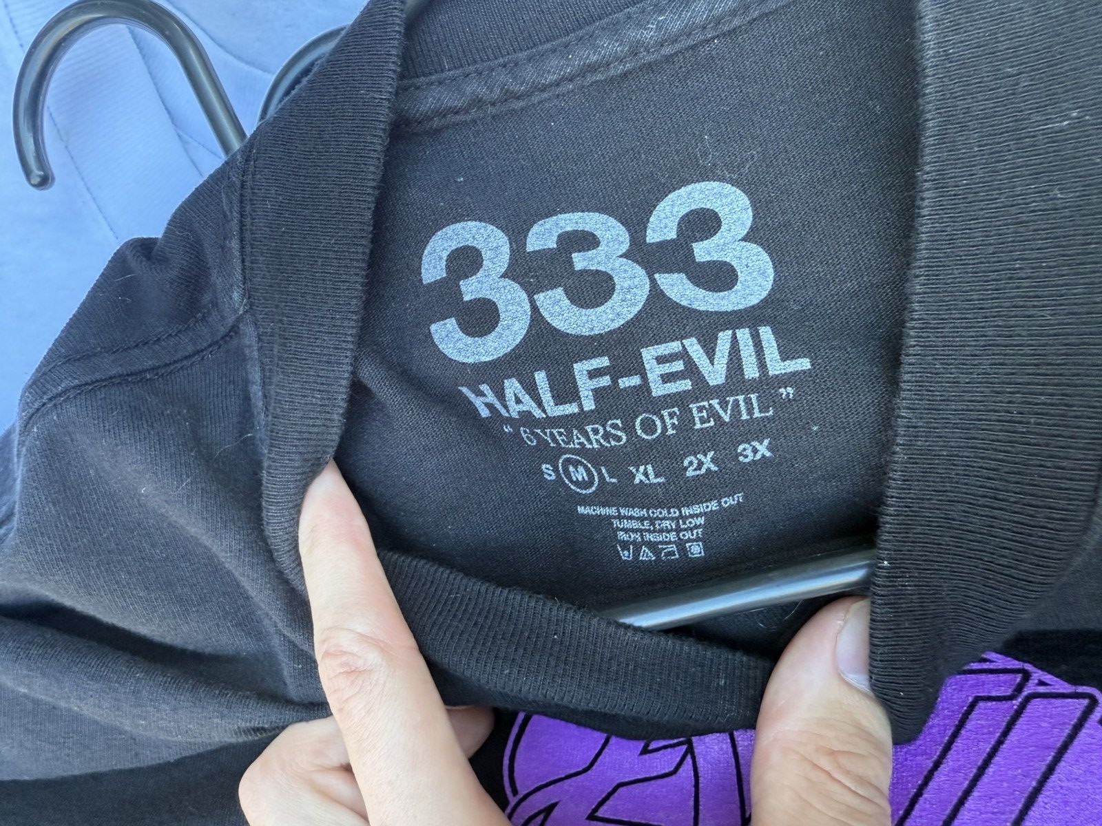 Half Evil Half Evil T-Shirt ( 6 YEAR ANNIVERSARY ) Size US M / EU 48-50 / 2 - 3 Thumbnail