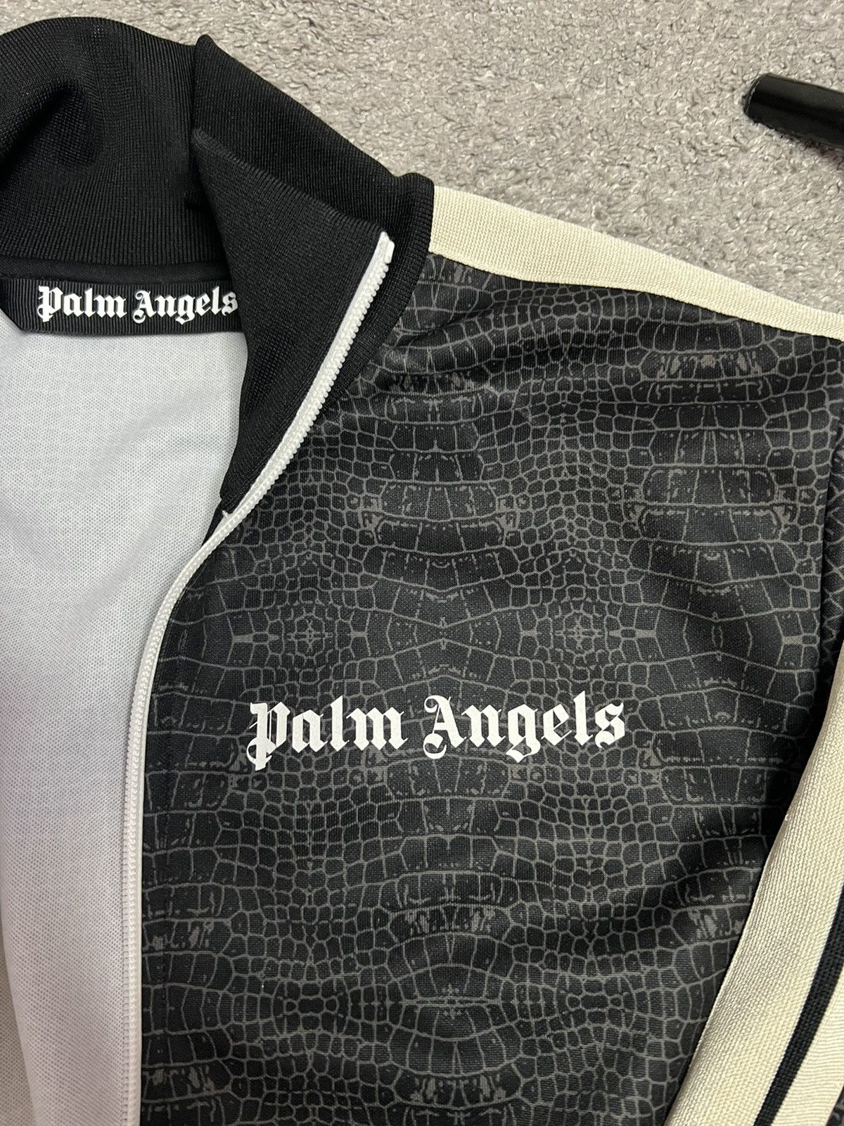 Palm Angels Palm Angels Crocodile Print Track Jacket Size US M / EU 48-50 / 2 - 2 Thumbnail
