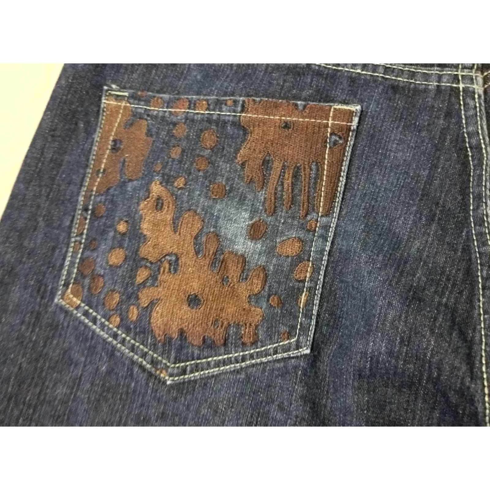 Phat Farm VINTAGE Phat Farm Jeans Mens 40x33 40x32 Blue Denim 5-Pocket 90s Hip Hop Straight Baggy Relaxed Nile? Size US 40 / EU 56 - 5 Thumbnail