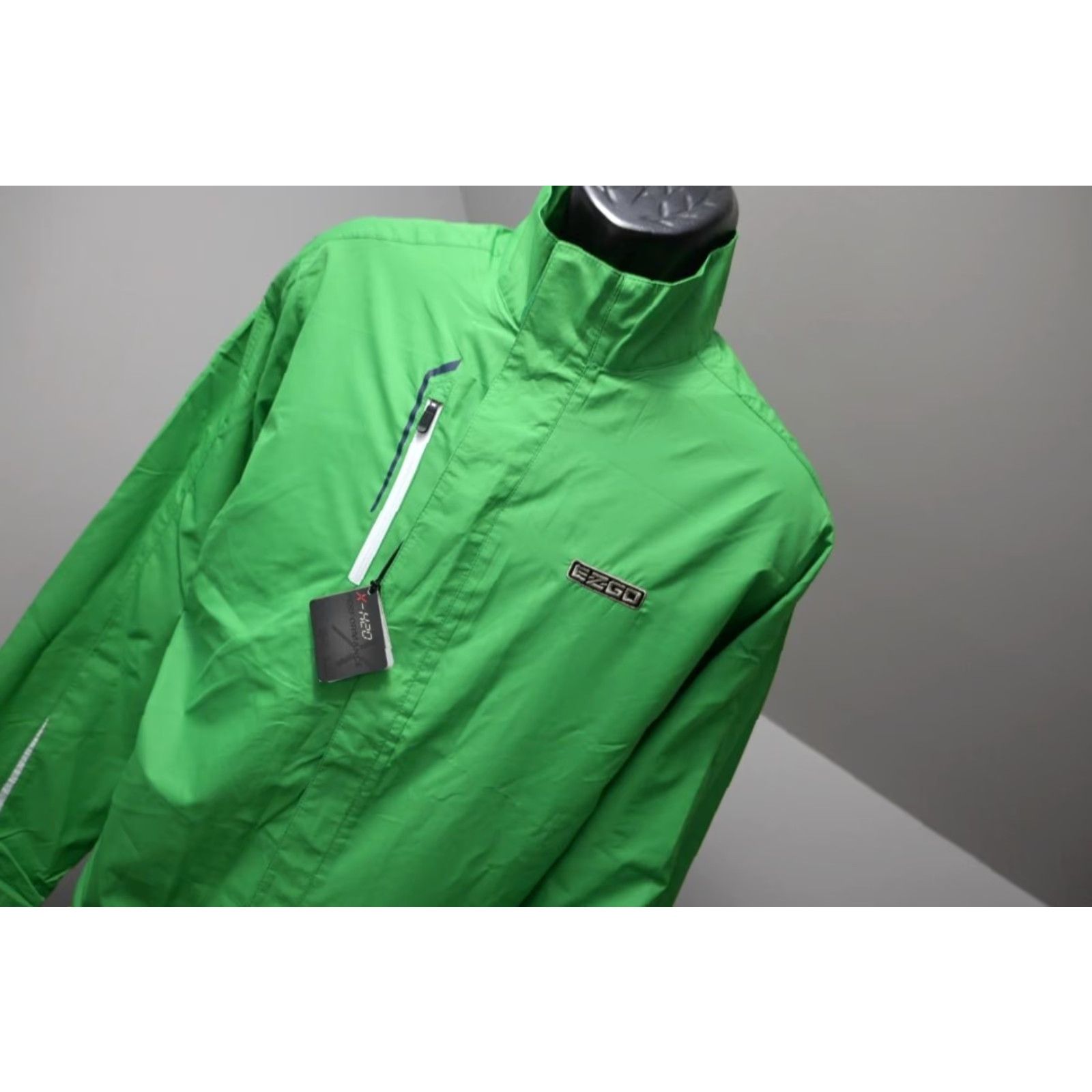 Bobby Jones Green H2O Windbreaker Golf Jacket Men's Size Medium Performance NWT