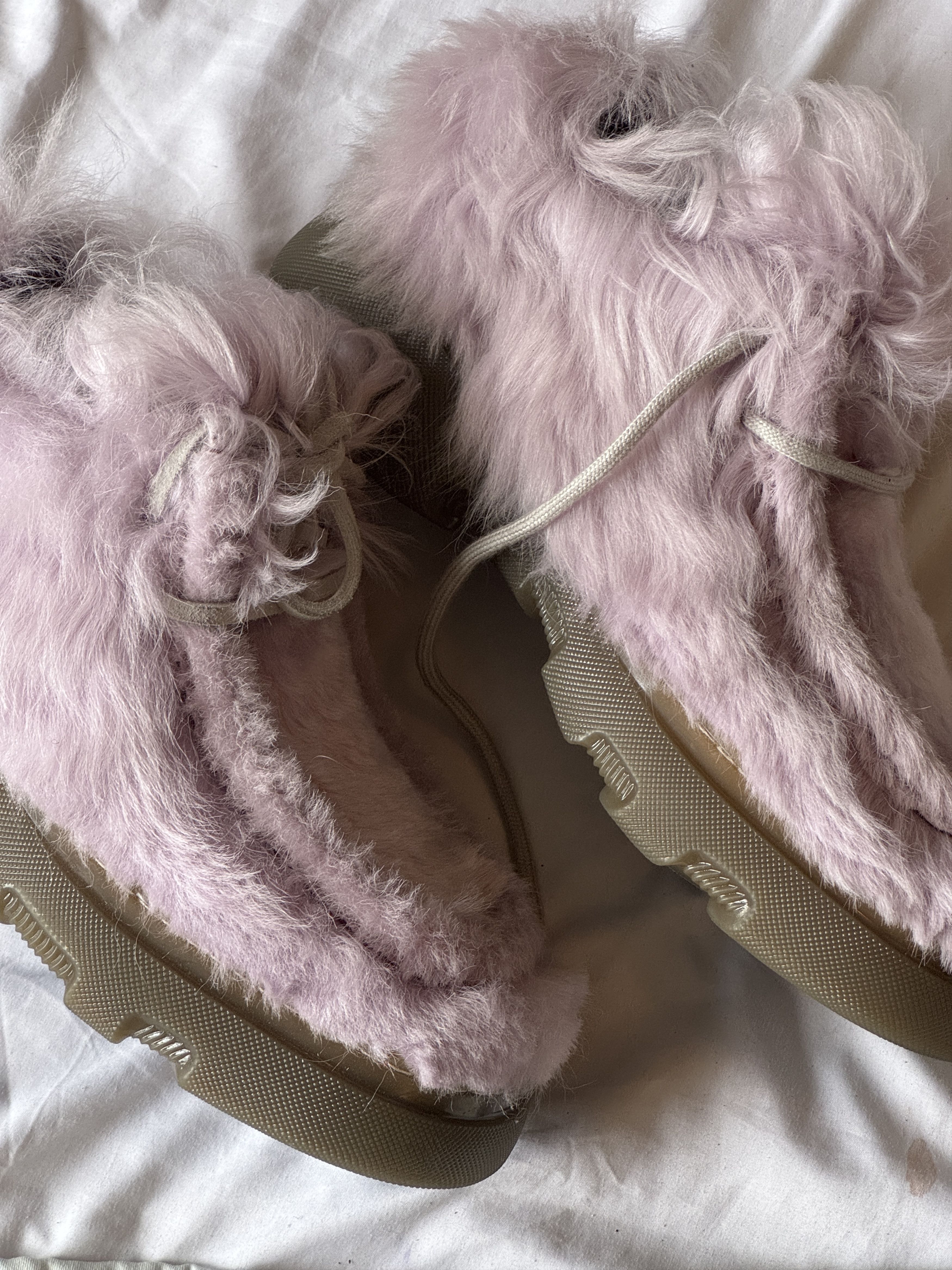 Burberry shearling Lamb fur Creeper shoes Size US 9 / EU 42 - 2 Thumbnail