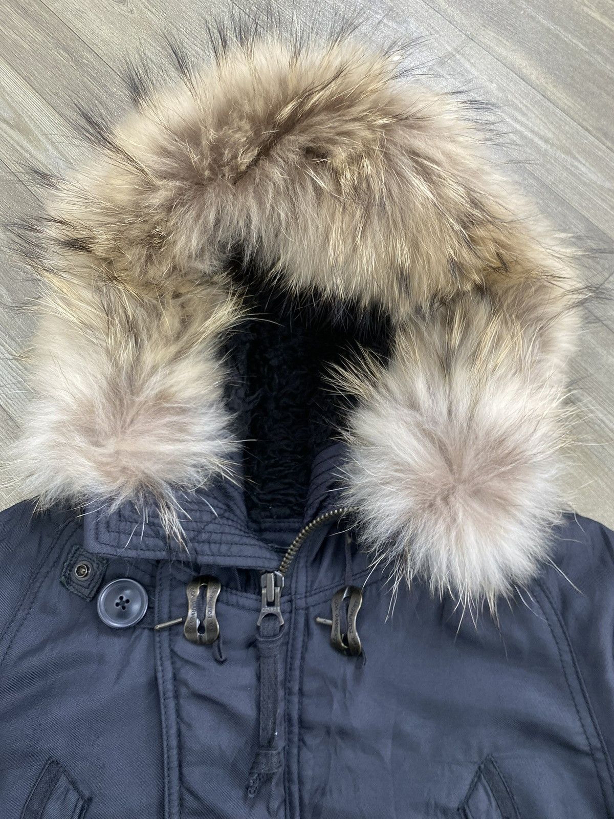 GOA Vintage GOA Raccoon Fur Military N3B Bomber Jacket Winter Size US L / EU 52-54 / 3 - 6 Thumbnail