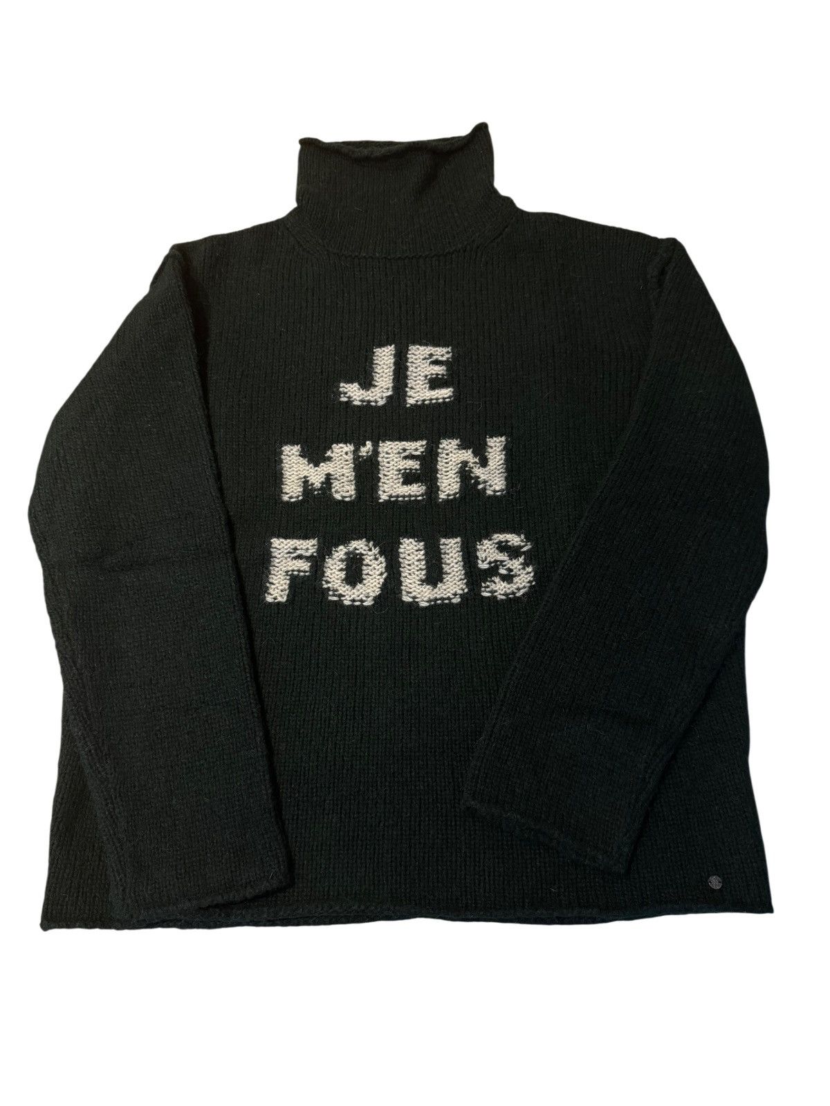 Zadig & Voltaire Zadig&Voltaire green merino oversized sweater"Je m'en fous” Size US S / EU 44-46 / 1 - 2 Thumbnail
