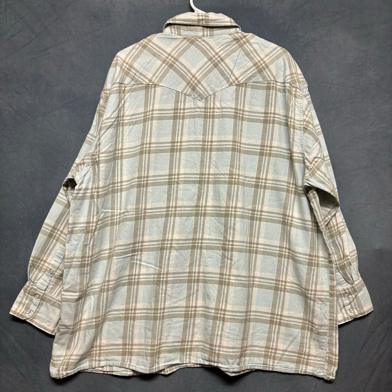 Levi's Levi’s Flannel Plaid Western Shirt Pearl Snaps Men’s XL Size US XL / EU 56 / 4 - 2 Thumbnail