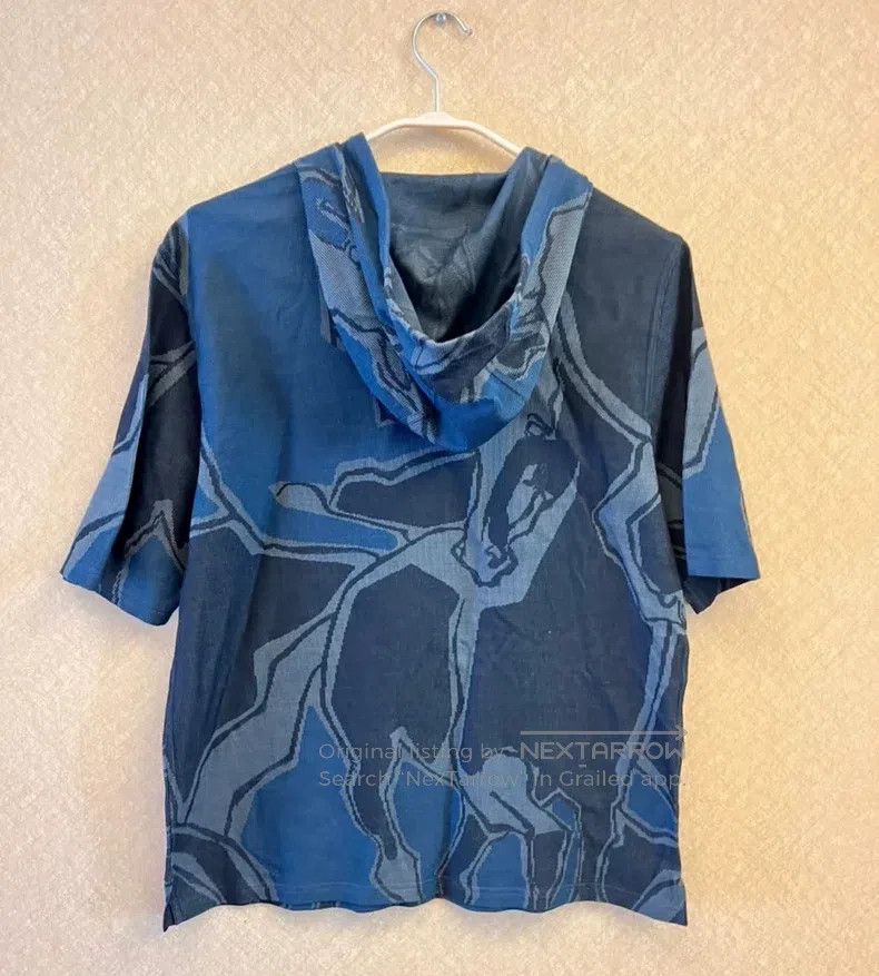 Hermes Hermes Hooded short-sleeved shirt Size US M / EU 48-50 / 2 - 2 Thumbnail