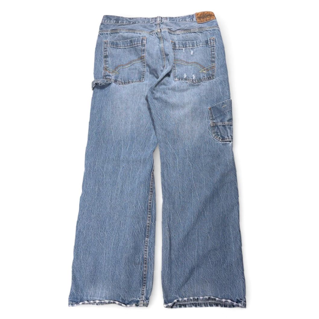 Vintage VINTAGE Unionbay Jeans Mens 36x32 Blue Carpenter Distressed Baggy Skater 90s Size US 36 / EU 52 - 2 Thumbnail