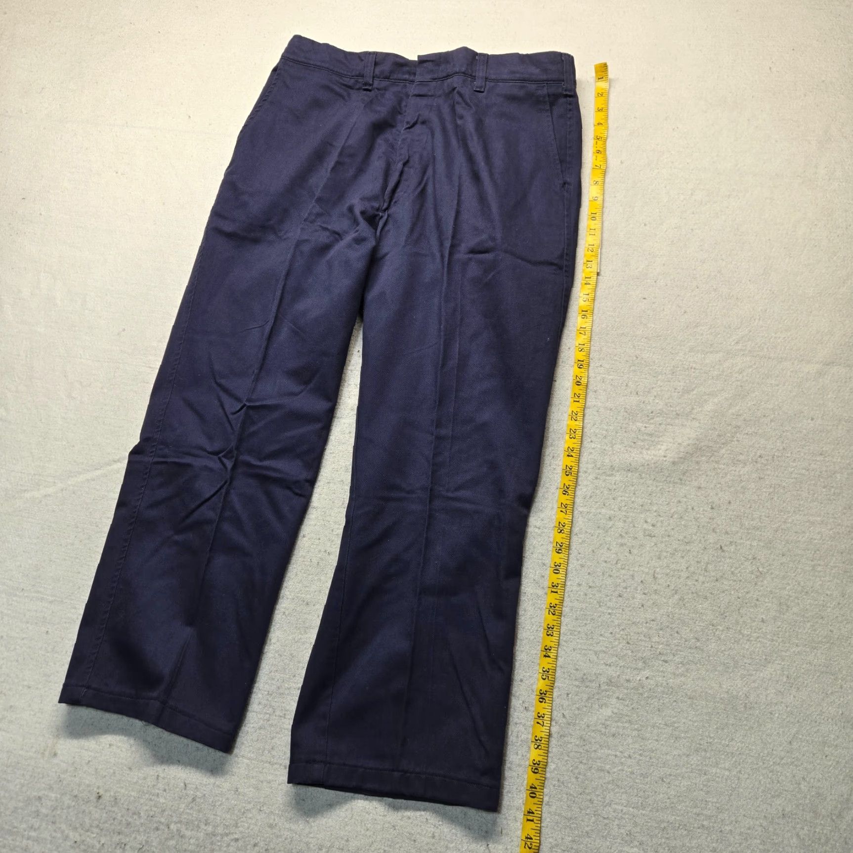 Vintage TOPPS Pants Navy Blue Work Pants Adult 38 x 30 Regular Men Blue 38 Chino Straight Mens Size US 38 / EU 54 - 7 Thumbnail