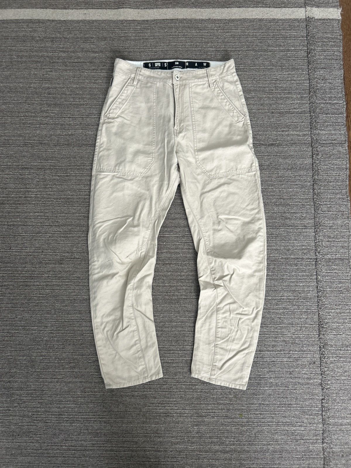 G-Star G-Star Raw Banana Bow Leg Pants Denim Beige Size US 28 / EU 44 - 1 Thumbnail