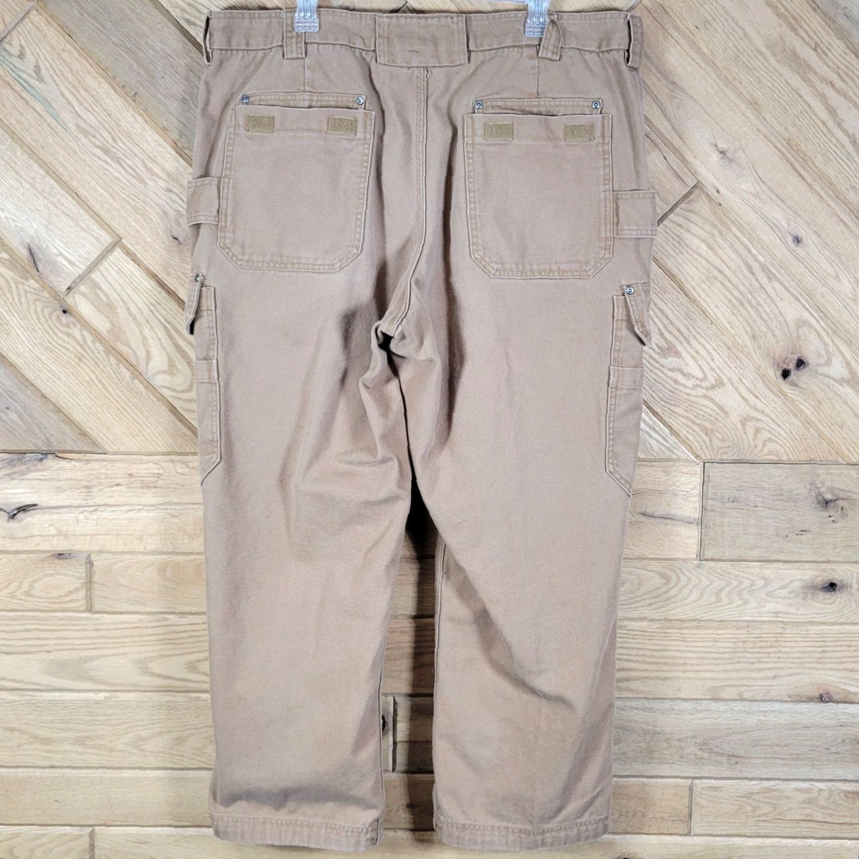 Vintage Duluth Mens Cargo Pants Pants 42X30 Brown Tan Workwear Cargo Mens 42 Regular Inseam 30 Comfort Rust Brown Size US 42 / EU 58 - 6 Thumbnail
