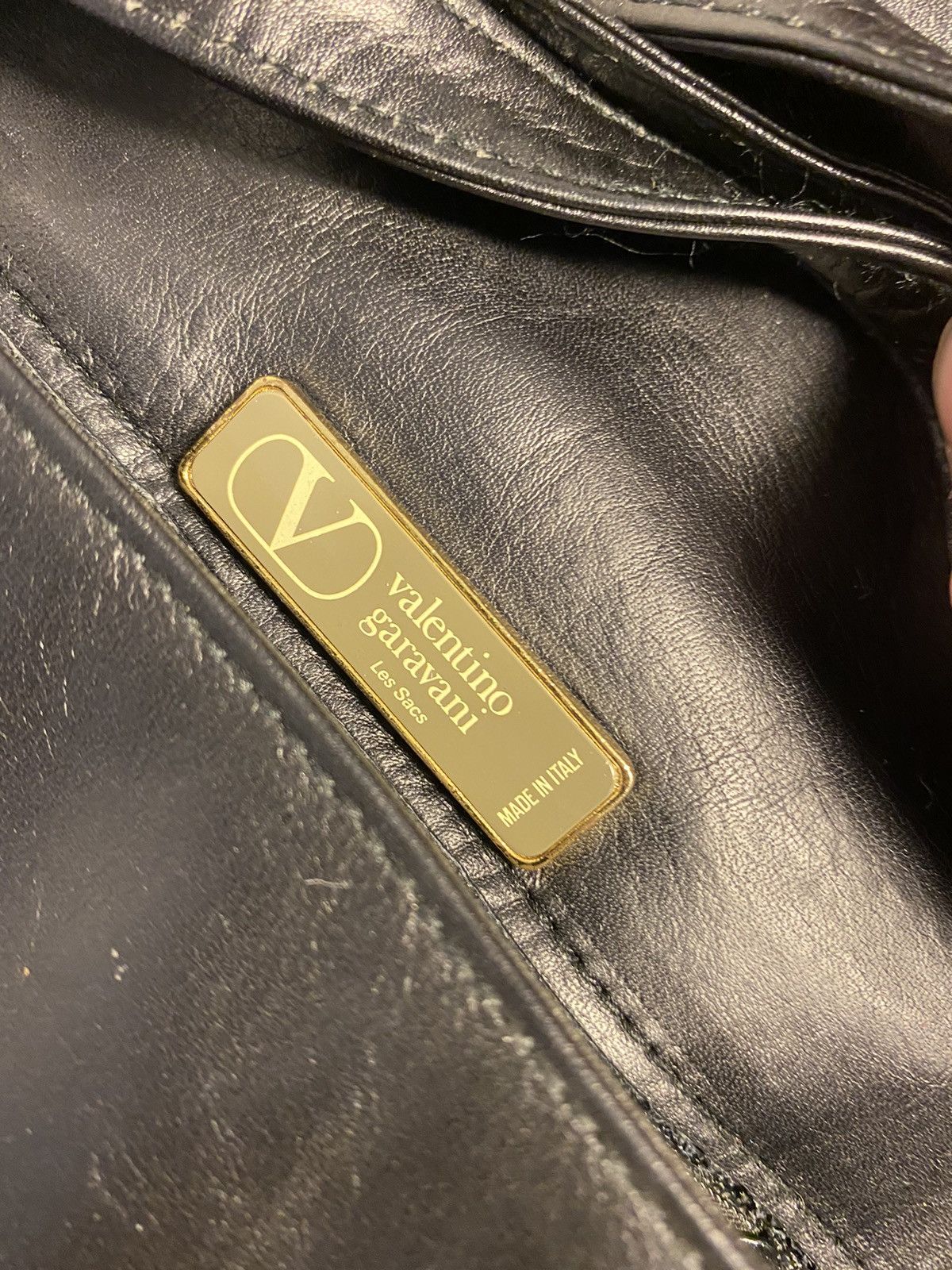 Valentino Valentino black bow bag leather Size ONE SIZE - 9 Thumbnail