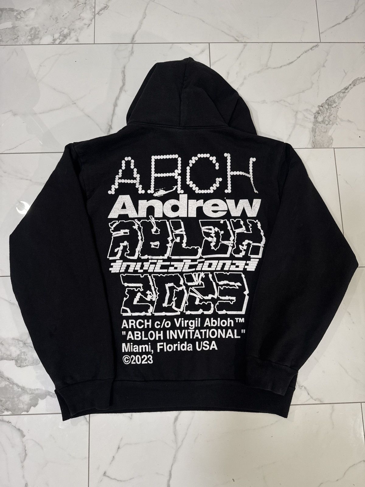 Andrew × Virgil Abloh Virgil Abloh Arch Andrew Miami Art Basel Invitational Hoodie Size US M / EU 48-50 / 2 - 1 Thumbnail