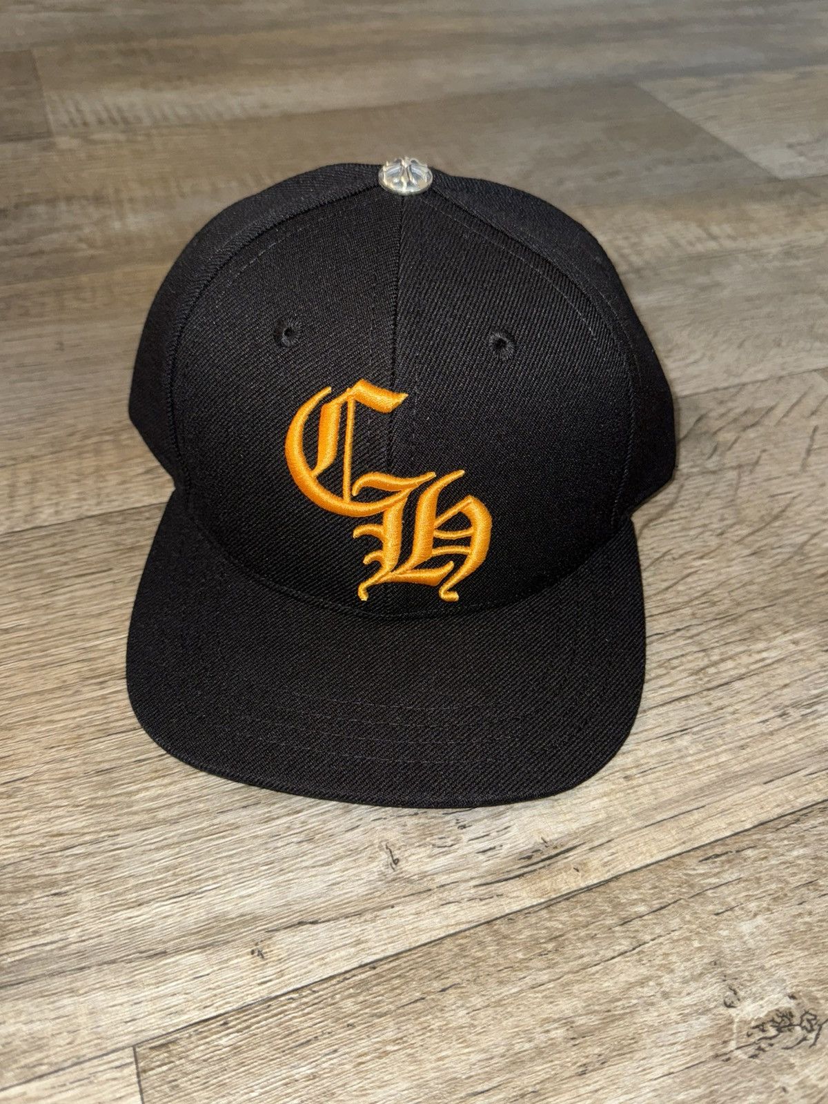 Chrome Hearts BLACK & YELLOW CHROME HEARTS LOGO HAT Size ONE SIZE - 1 Thumbnail