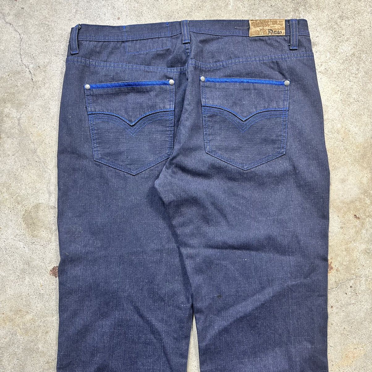 Other Vintage Y2K Baggy Skater DMax Dark Blue Denim Jeans Size 40 Size US 40 / EU 56 - 2 Thumbnail
