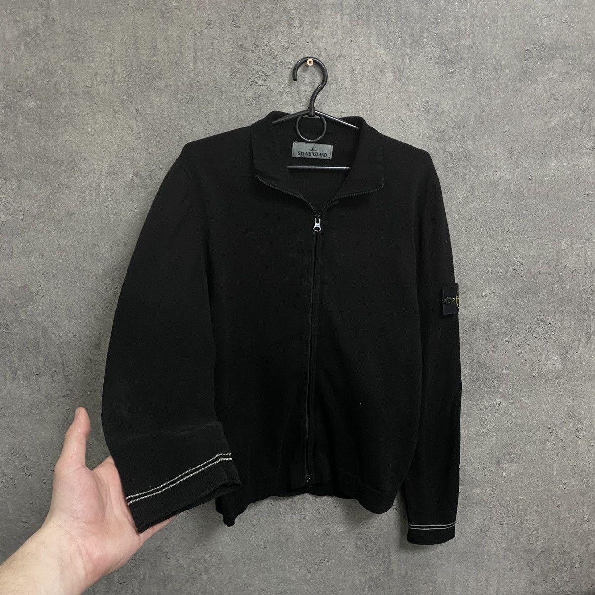 Stone Island Rare Vintage Stone Island Full Zip Up Sweater Knitting 90s Size US S / EU 44-46 / 1 - 2 Thumbnail