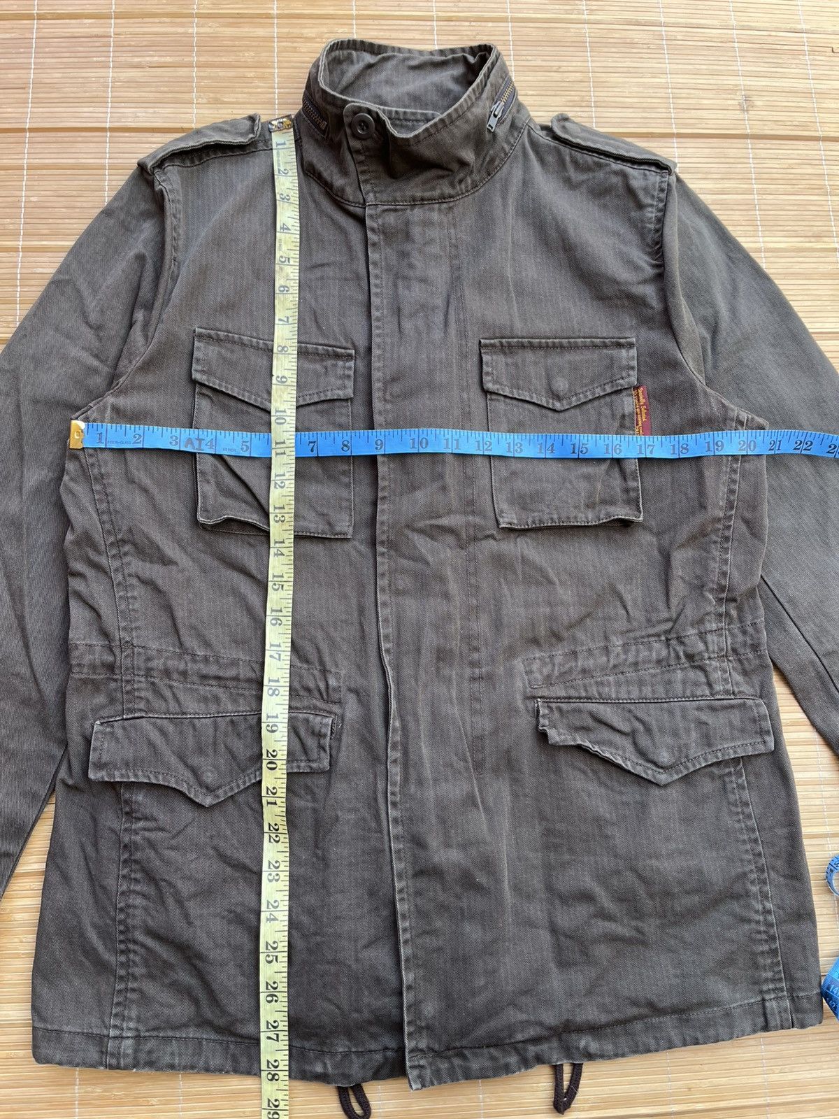 Le Grande Bleu (L.G.B.) Vtg 291295 homme M-65 military field jacket if six was nine Size US L / EU 52-54 / 3 - 14 Thumbnail
