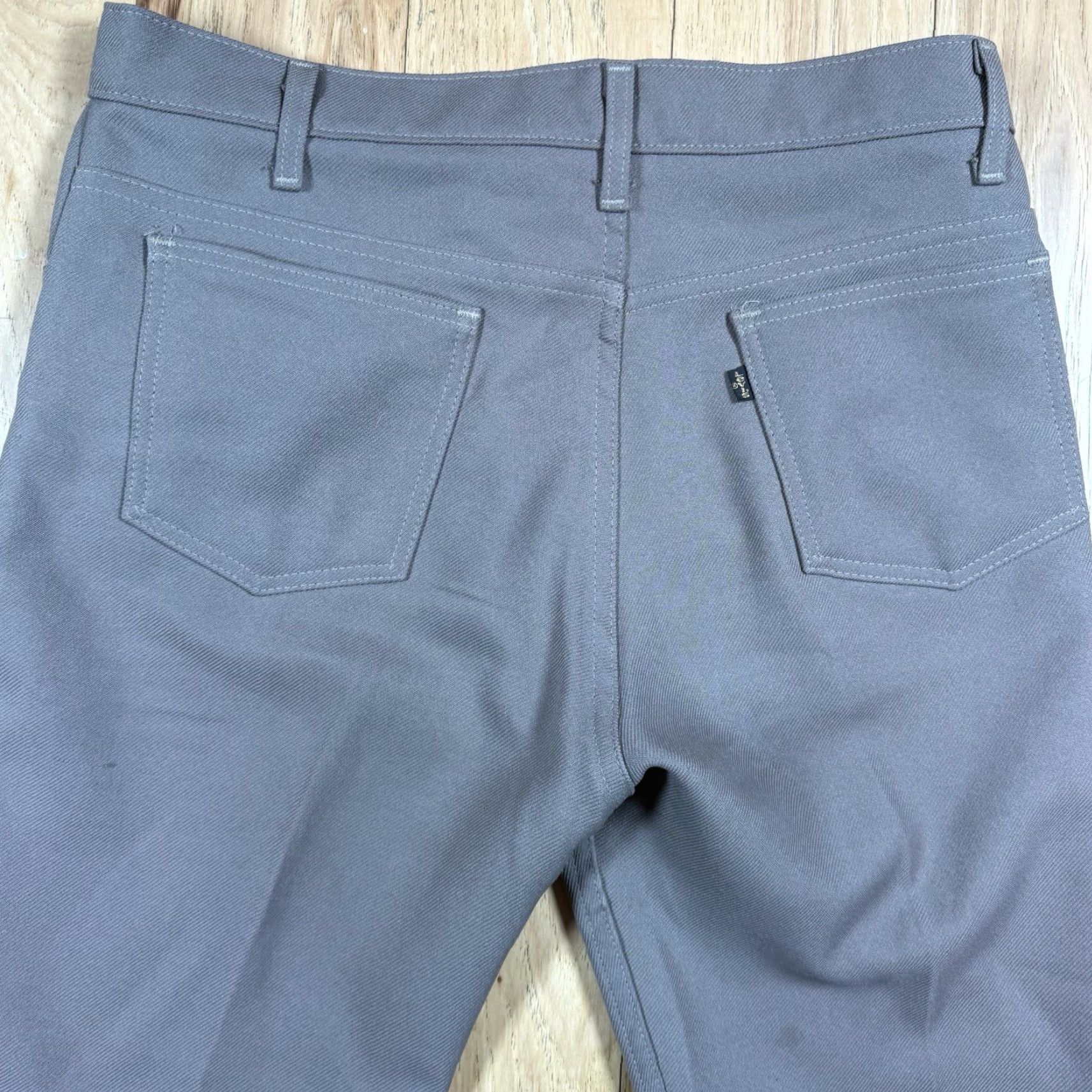 Levi's VINTAGE Levi’s Pants Chino 34/29 USA Made Black Tab Polyester Zip Gray Mens 34 Regular Inseam 29 USA Size US 34 / EU 50 - 6 Thumbnail