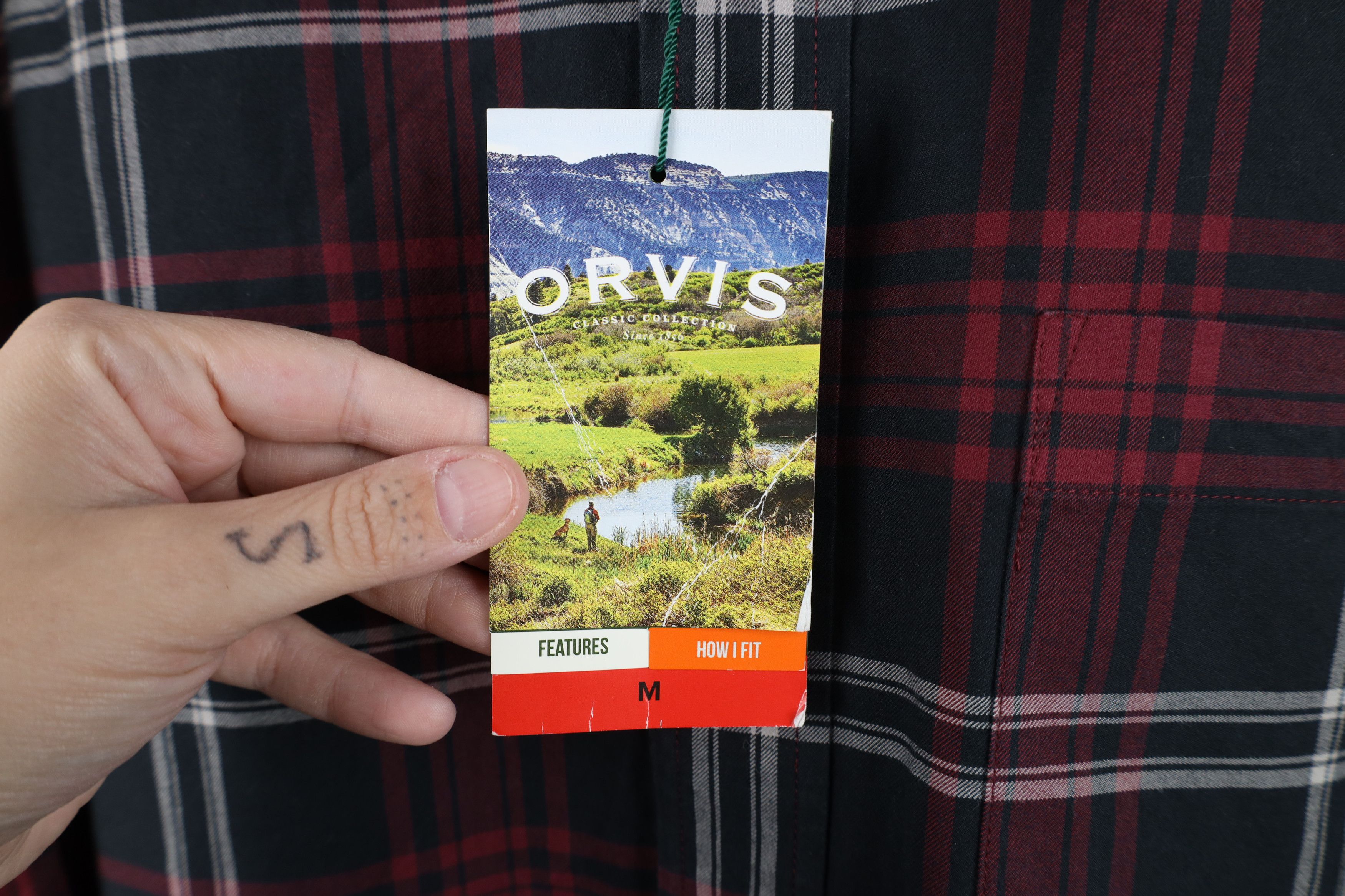 Orvis Deadstock Y2K Orvis Twill Collared Button Down Shirt Plaid Size US M / EU 48-50 / 2 - 4 Thumbnail