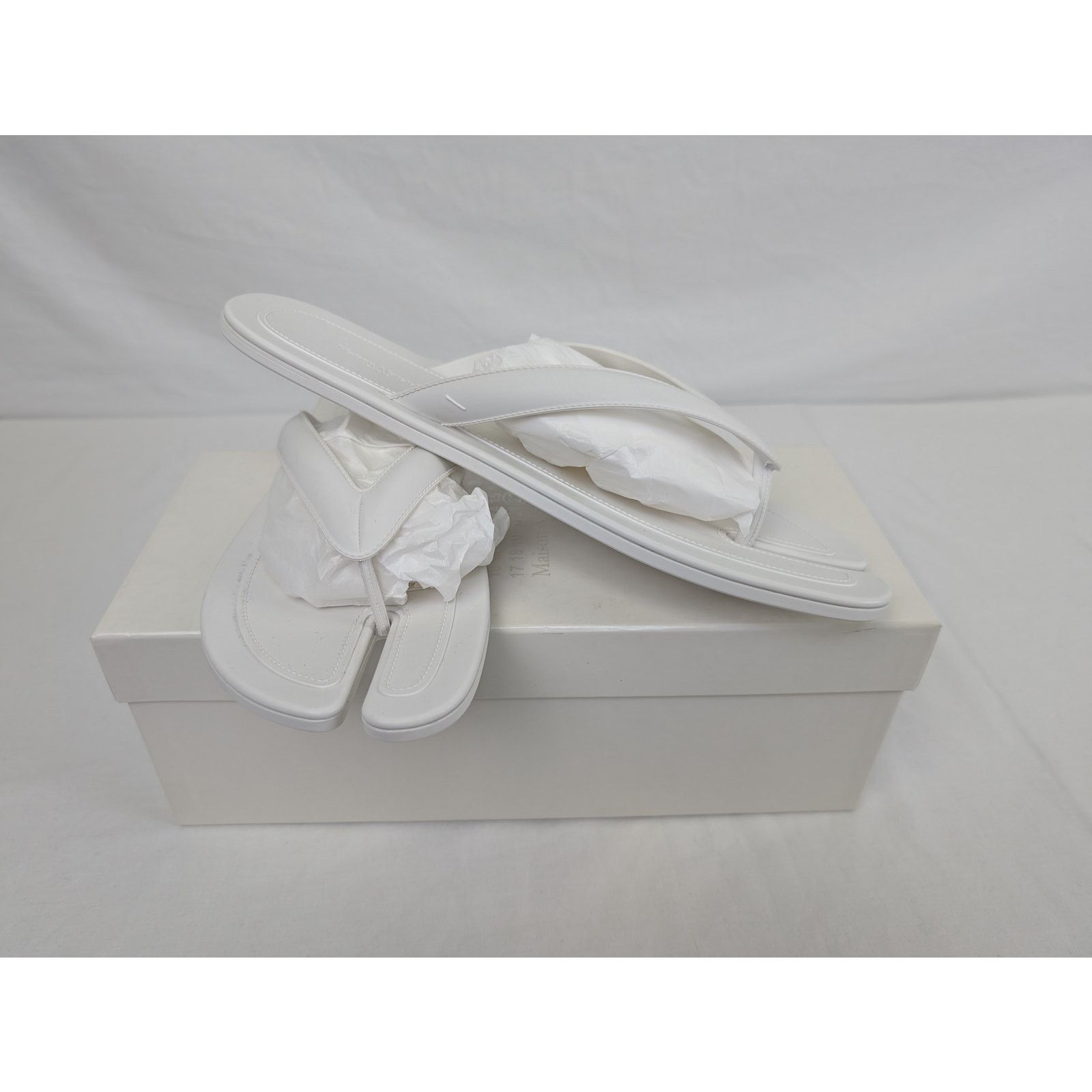 Maison Margiela o1rshd1 Slippers Slide in White Size US 9 / EU 42 - 9 Thumbnail