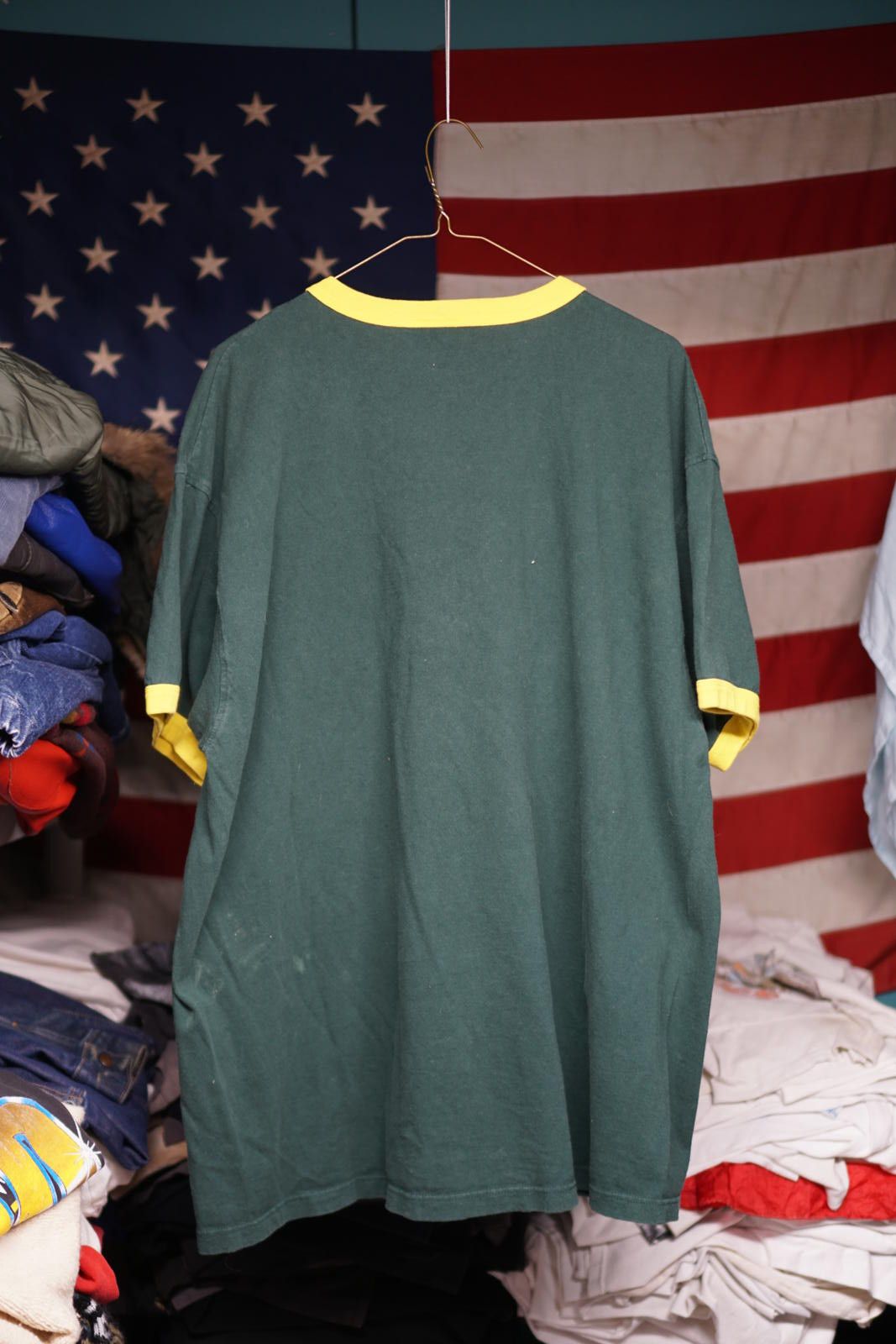 Other Vintage University of Oregon Ducks Nike Green Ringer T-Shirt Size US XL / EU 56 / 4 - 2 Thumbnail