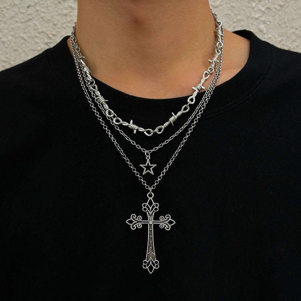 Other Cross Rare STEAL! Y2K Chains Necklace Chain Size ONE SIZE - 1 Thumbnail