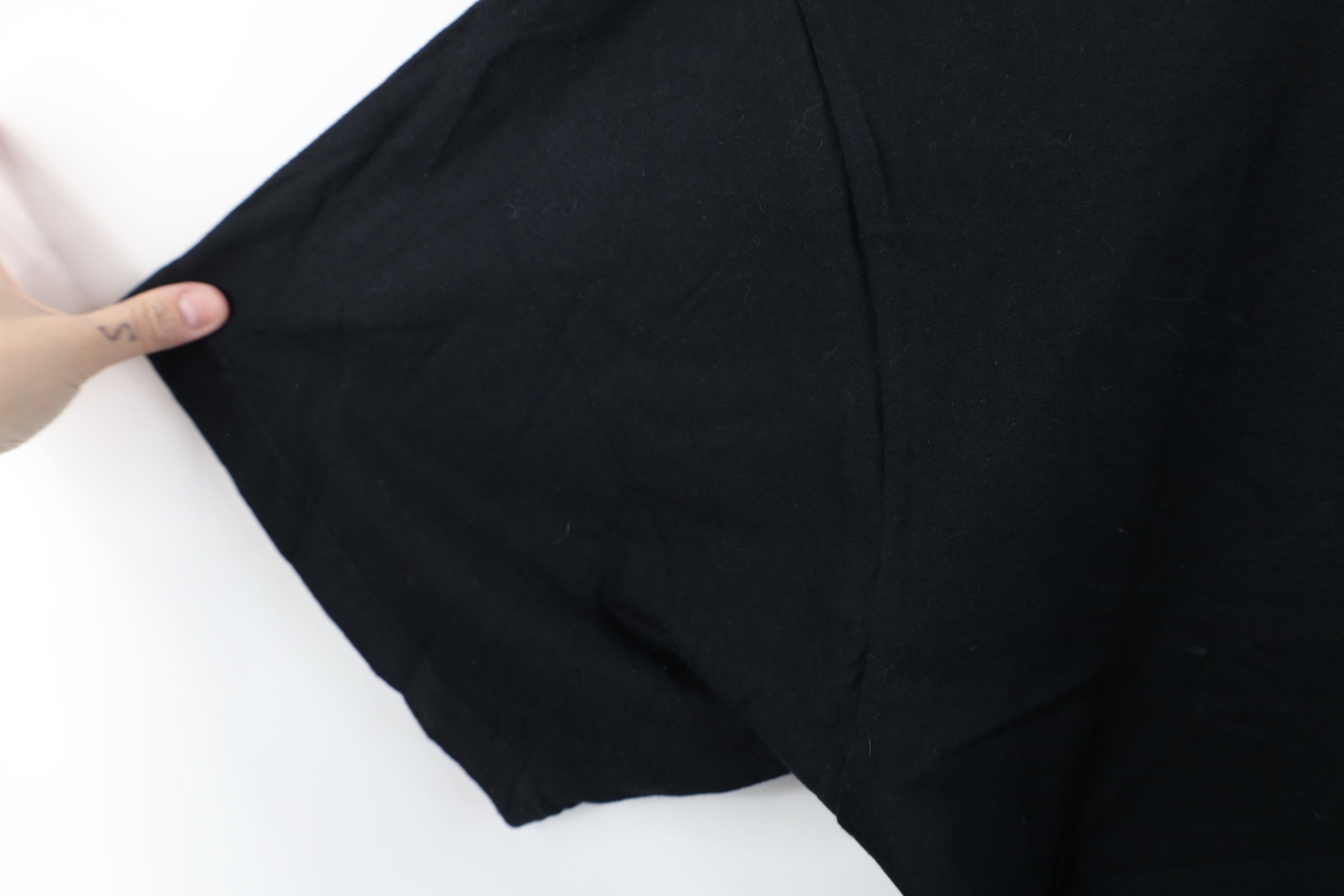 Vintage Deadstock Vintage 90s Streetwear Short Sleeve T-Shirt Black Size 3XL / US 20-22 - 6 Thumbnail