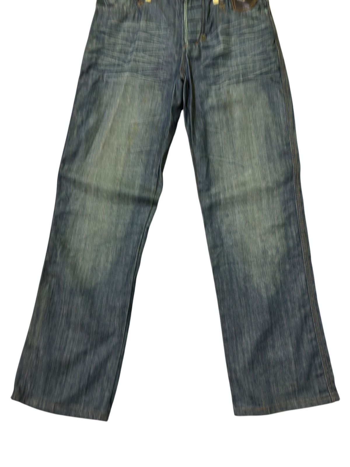 Hysteric Glamour × Japanese Brand × Vintage JEANS DE ART HONEY COMP STYLE BACK BUCKLE DENIM Size US 32 / EU 48 - 6 Thumbnail