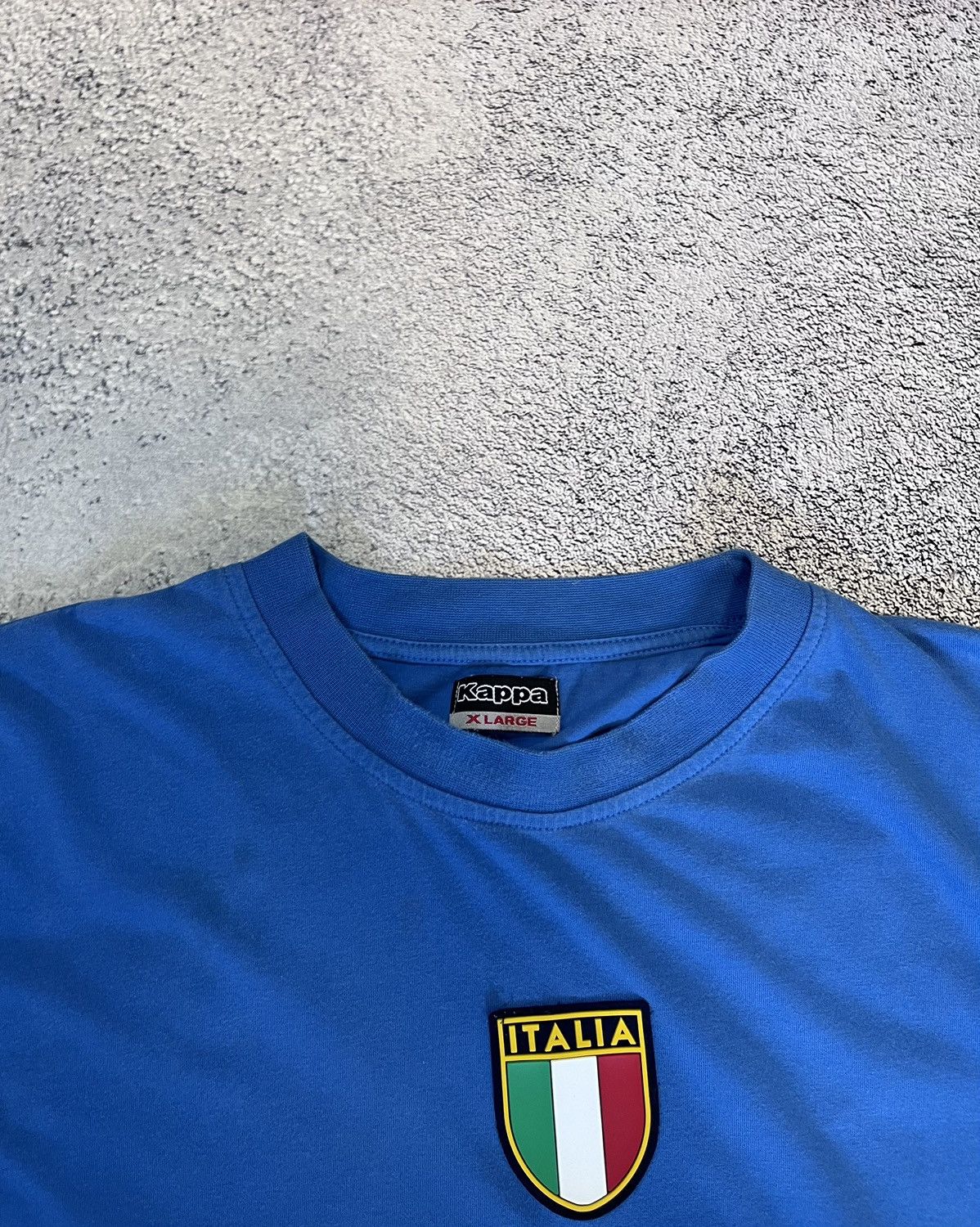 Kappa Kappa Italy Men’s T- Shirt Vintage Jersey Soccer 100% Cotton Size US XL / EU 56 / 4 - 19 Thumbnail