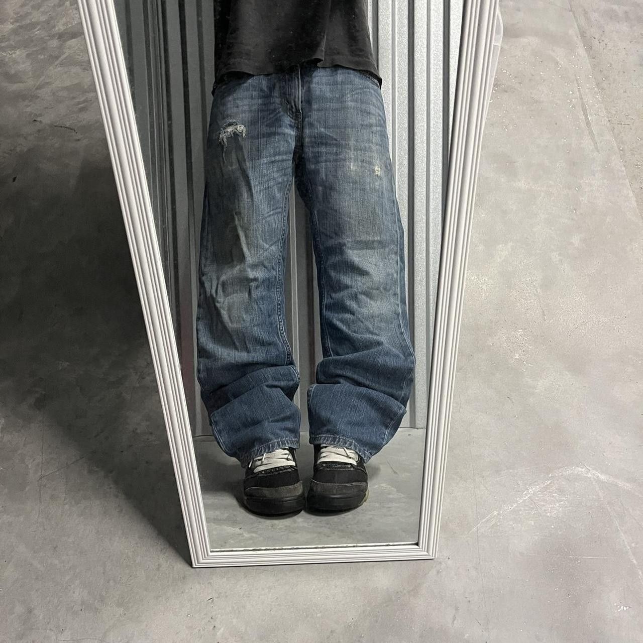 2000s Levi's 502 gruge denim pants y2k