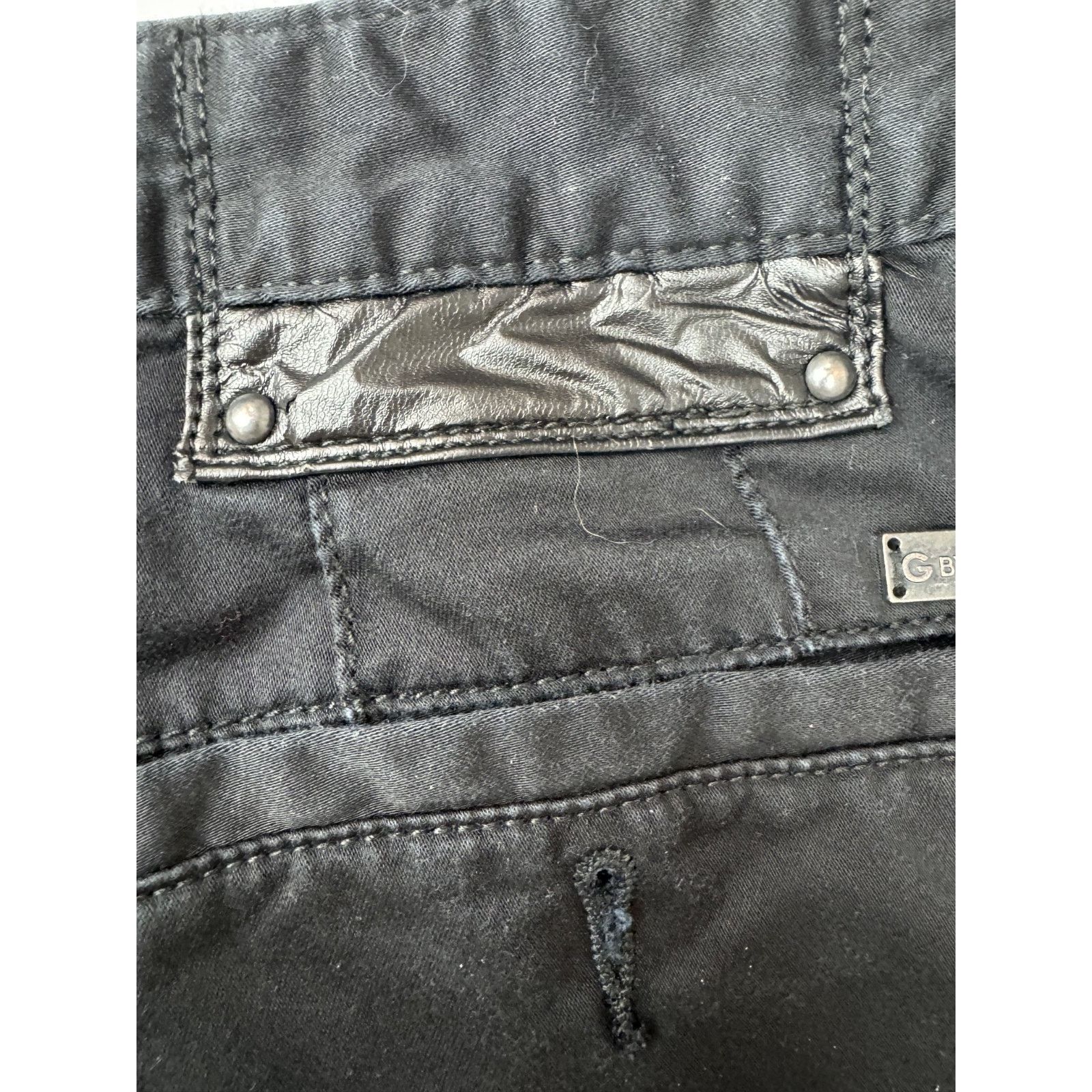 Other Guess G by Guess Black Skinny Pants Trousers Red Side 30*32 Size US 30 / EU 46 - 9 Thumbnail
