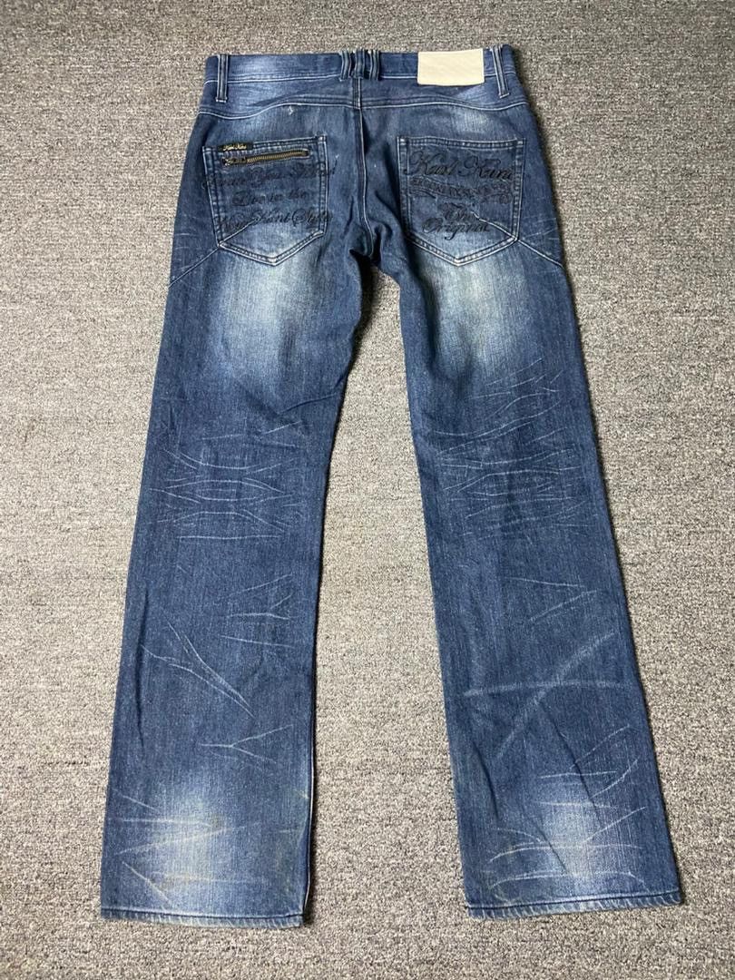 KARL KANI Distressed Denim Jeans (136)