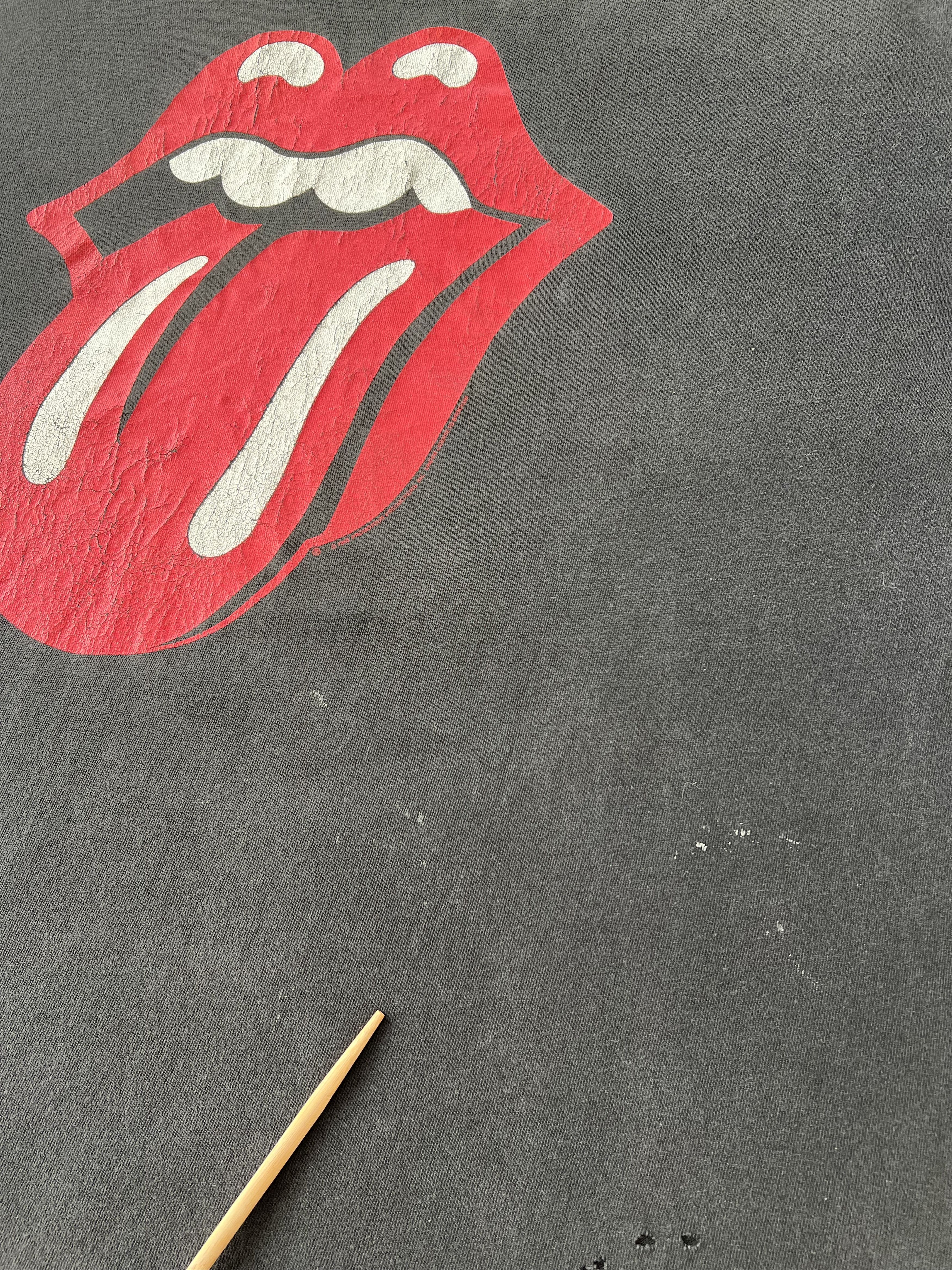 Band Tees Vintage 1995 The Rolling Stones Voodoo Lounge Black T-shirt Size US XL / EU 56 / 4 - 10 Thumbnail