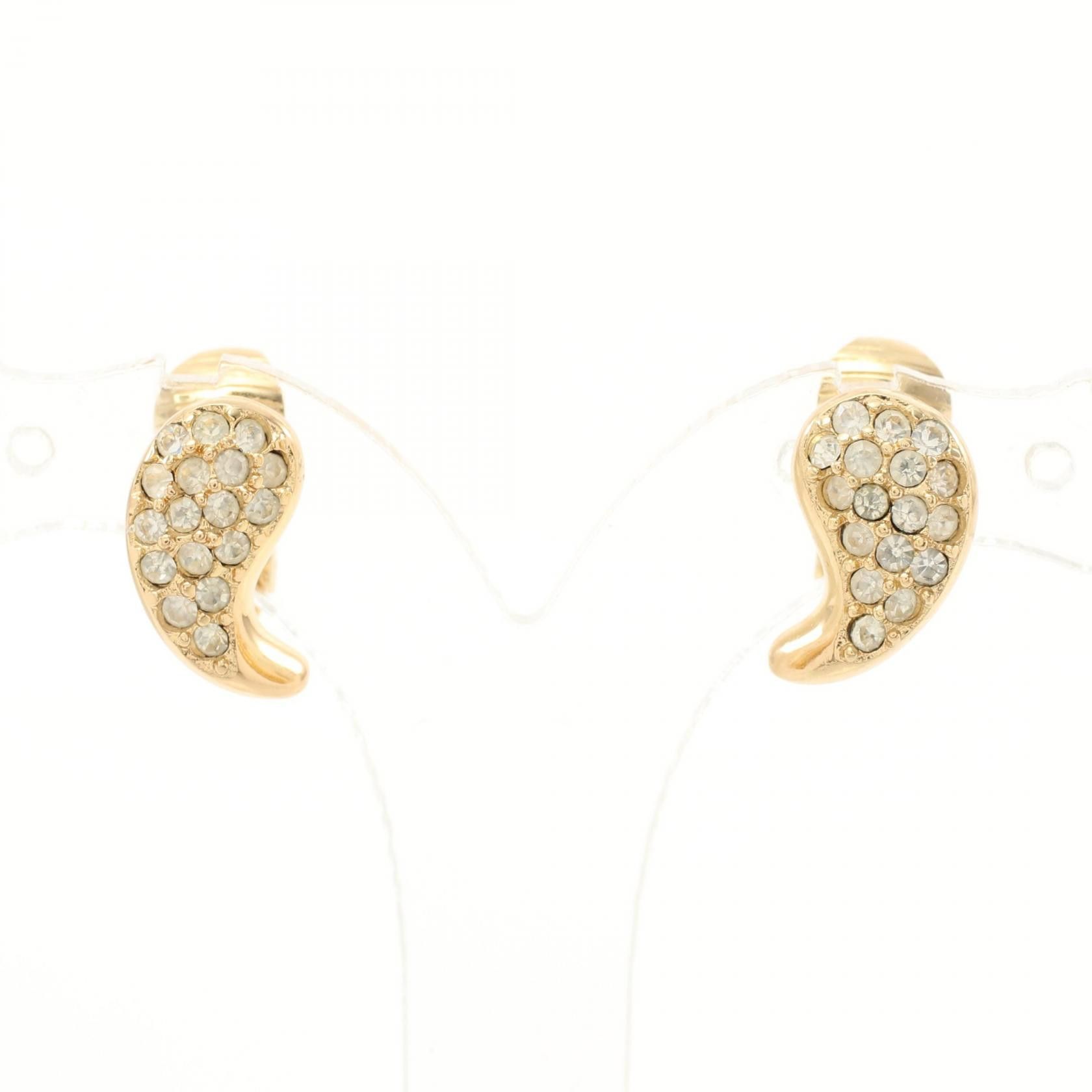Dior Dior Rhinestone Clip On Earrings Metal Earrings in Great Condition Size ONE SIZE - 1 Thumbnail