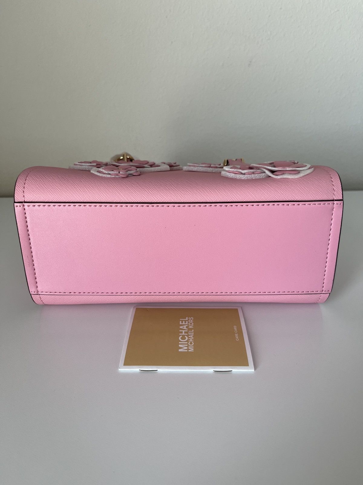 Michael Kors Michael Kors Marilyn Small Floral Embellished Satchel Size ONE SIZE - 4 Thumbnail