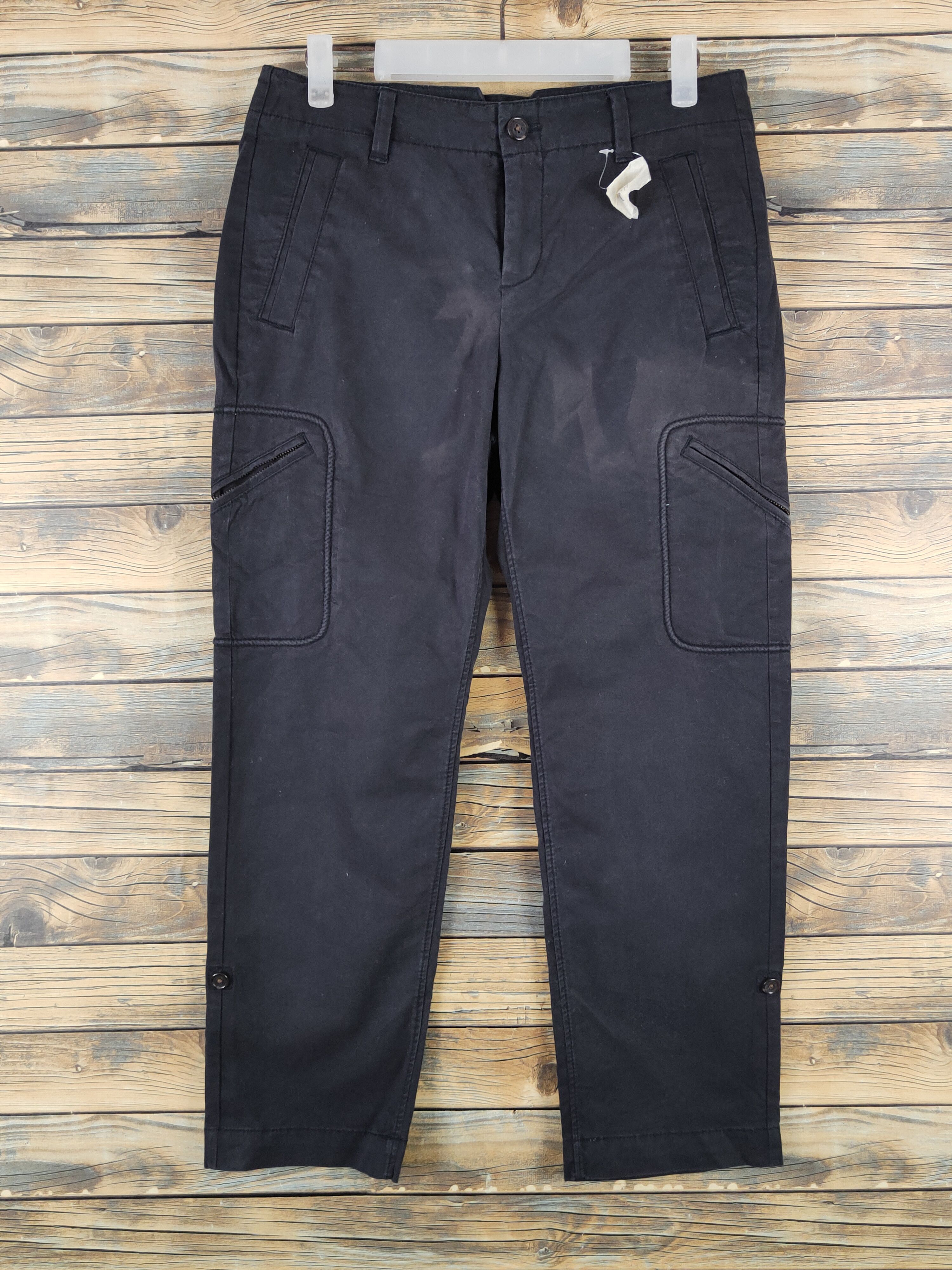 Gap DLL Gap Black Multipocket Tactical Cargo Pants #091 Size 29" - 1 Thumbnail