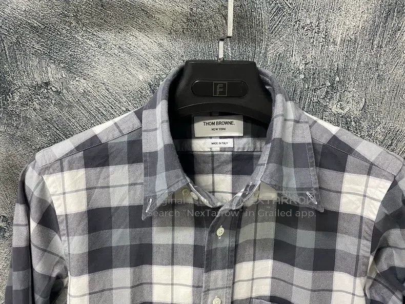 Thom Browne Thom Browne Plaid button long-sleeve shirt Size US XS / EU 42 / 0 - 3 Thumbnail