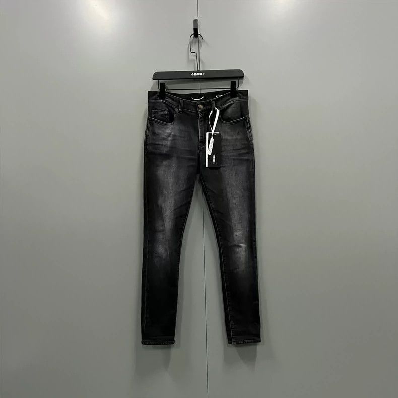 Saint Laurent Paris D02 black washed denim jeans