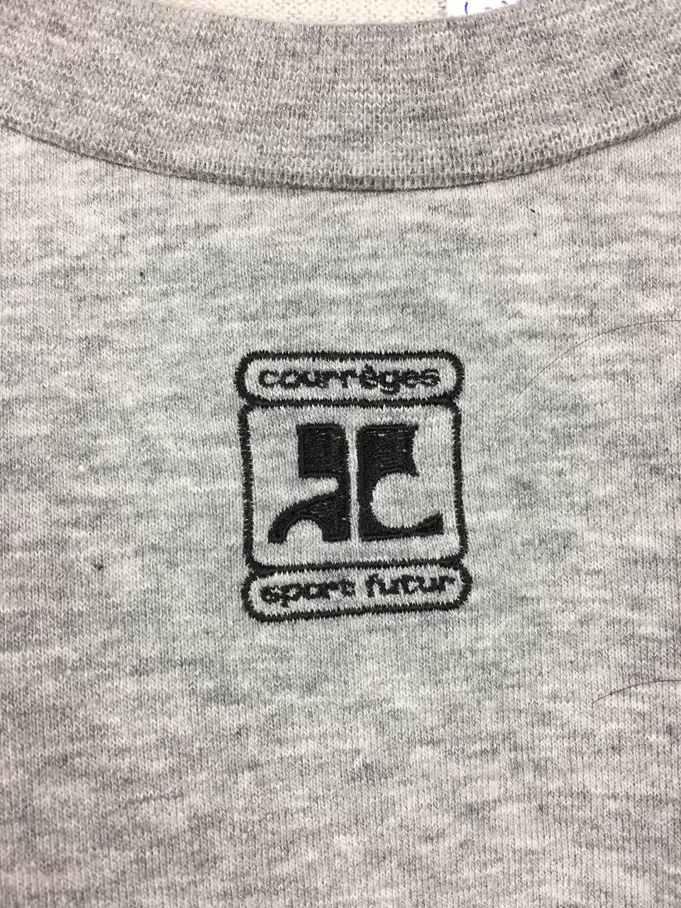 Courreges Vtg Courreges Sport Futur Embroidered Logo Sweatshirt Size US S / EU 44-46 / 1 - 4 Thumbnail