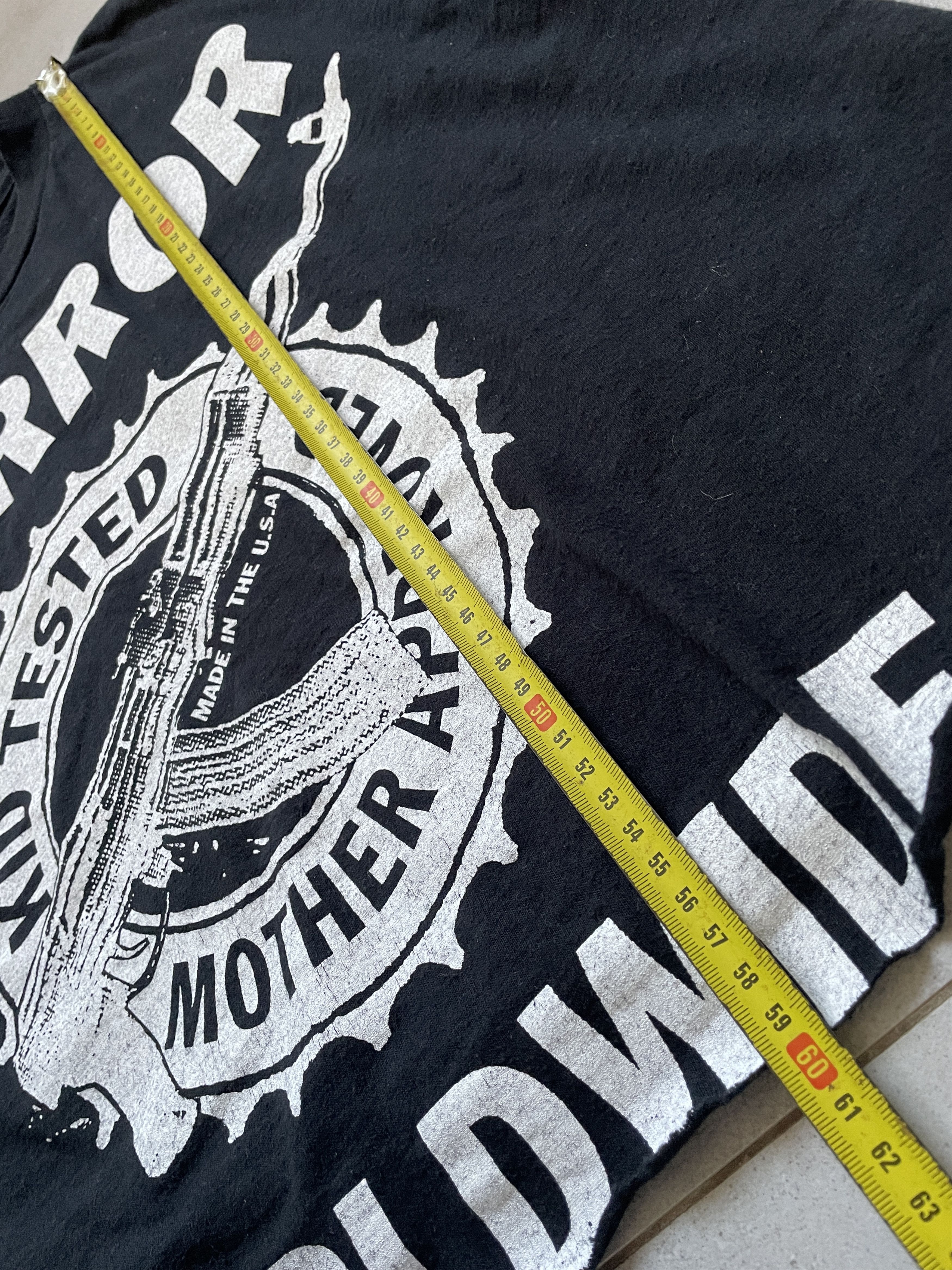Vintage VINTAGE 1989 TERROR WORLDWIDE BLACK CROPPED LONGSLEEVE Size US XL / EU 56 / 4 - 5 Thumbnail