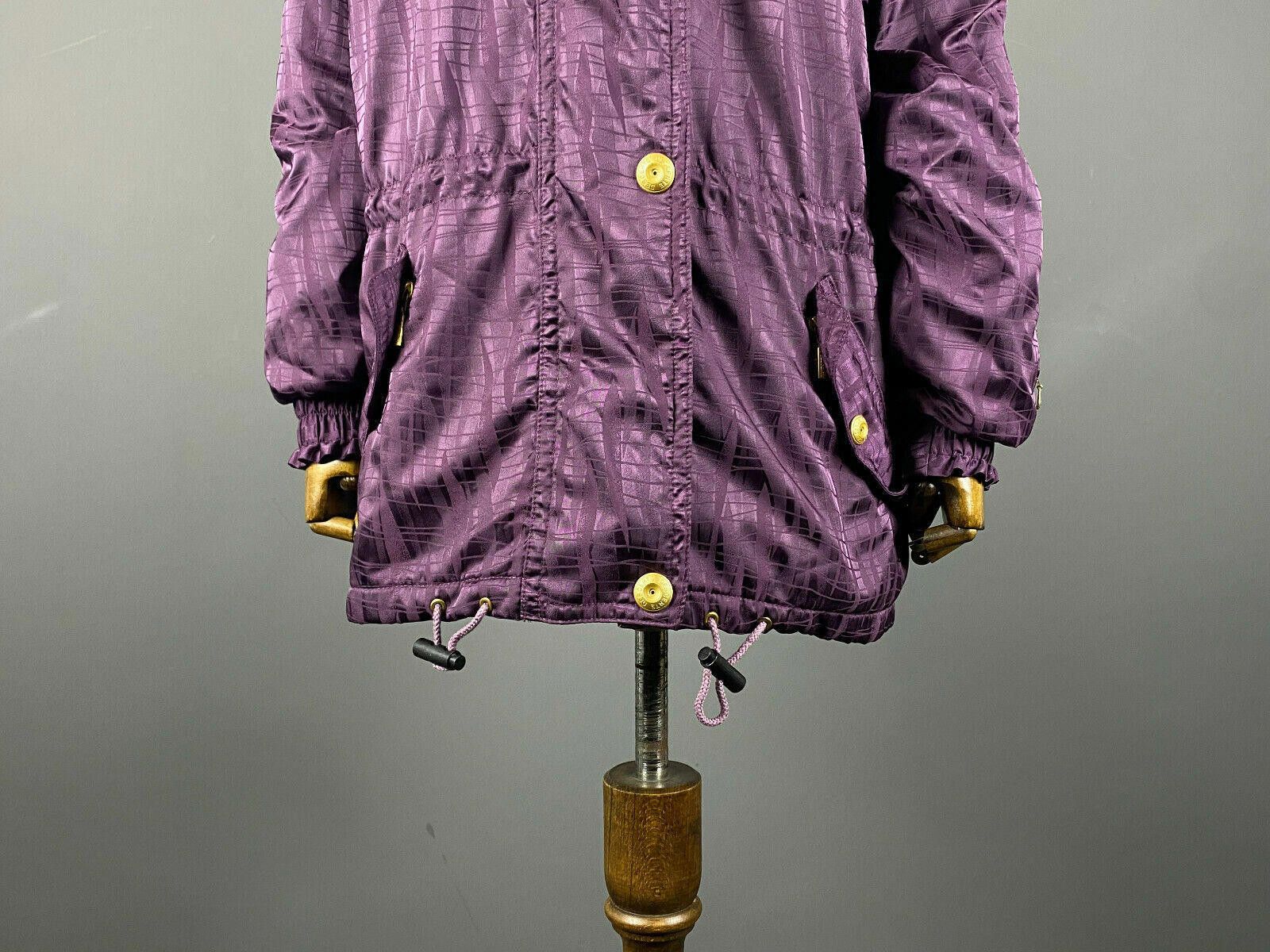 Descente Ladies Descente Purple Vintage Ski Jacket Size F38 USA8 Size M / US 6-8 / IT 42-44 - 3 Thumbnail