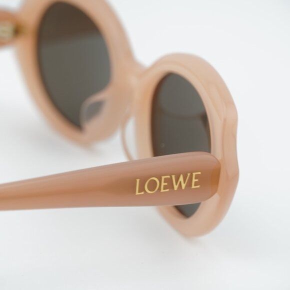 Loewe Loewe LW40147F 72E Sunglasses Pink Geometric Frame, Brown Size ONE SIZE - 6 Thumbnail
