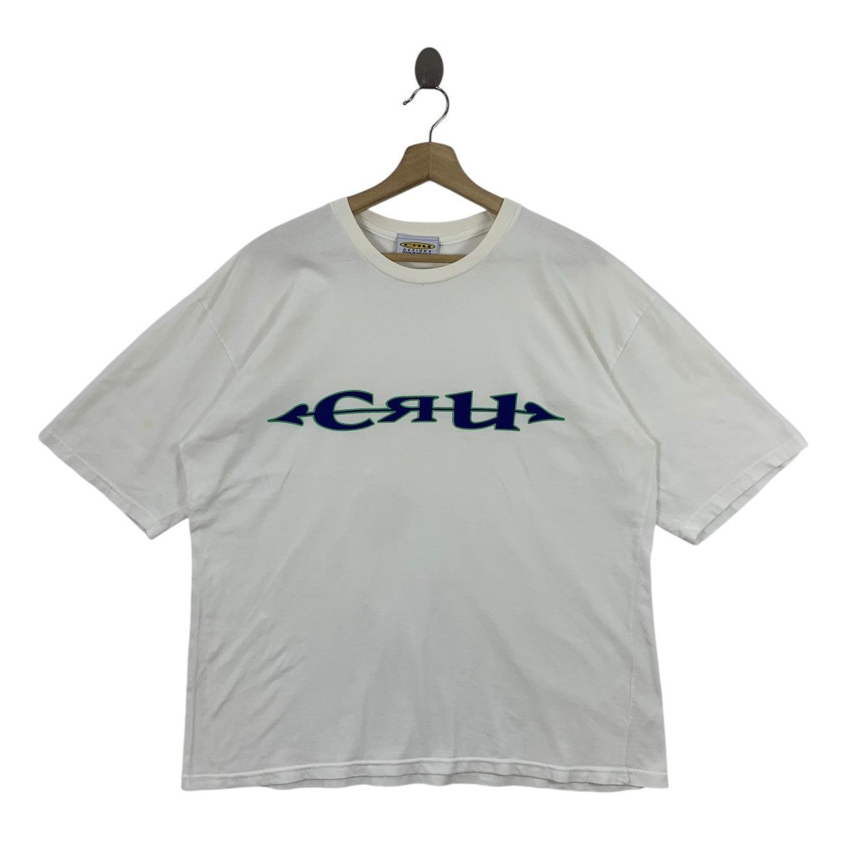 Vintage Vintage CRU spellout surfing tee Size US L / EU 52-54 / 3 - 1 Thumbnail