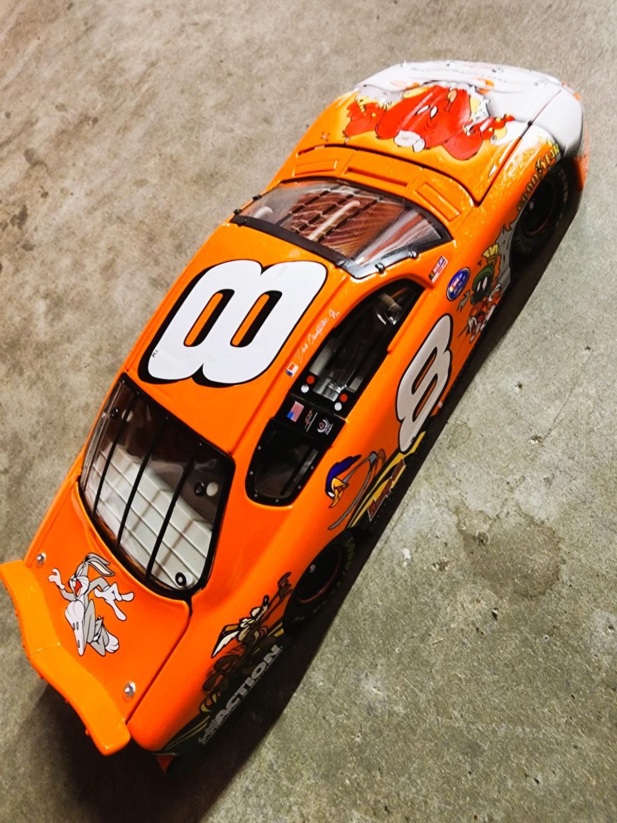 Action Bronson Dale Earnhardt Jr #8 Looney Tunes Monte Carlo 1:24 Diecast Size ONE SIZE - 1 Thumbnail