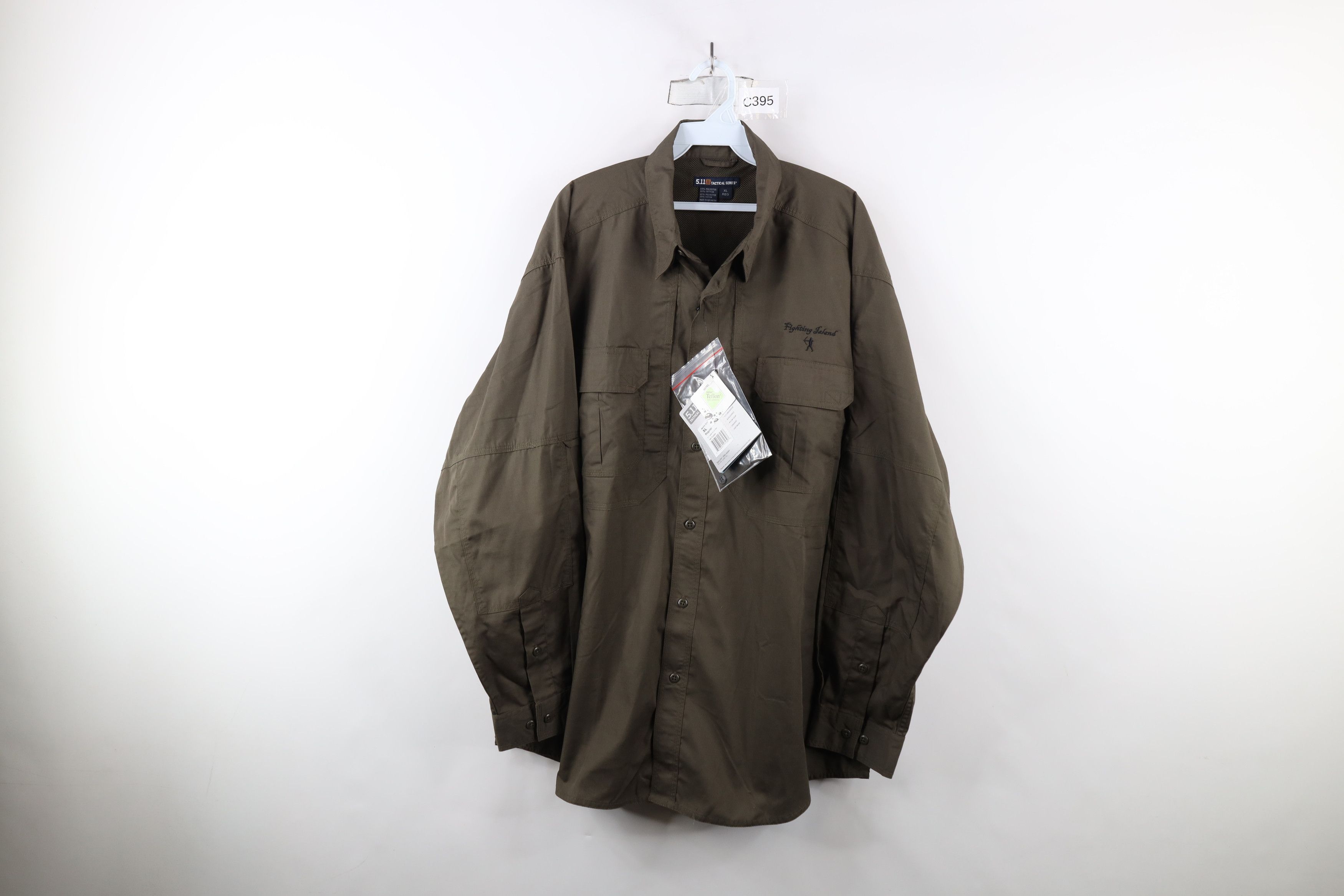 Vintage New 5.11 Tactical Series Collared Uniform Button Shirt Green Size US XL / EU 56 / 4 - 1 Thumbnail