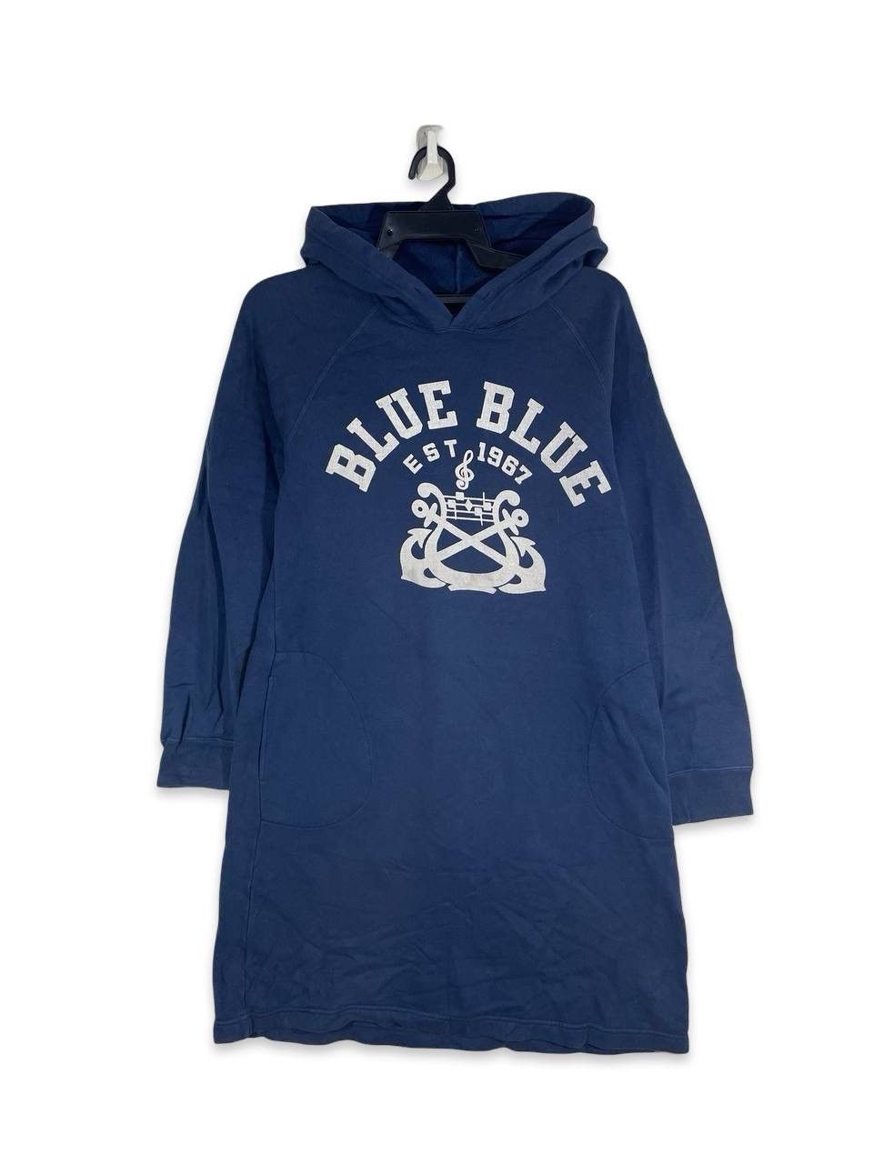 Other Vintage blue blue japan Japanese brand long hoodie size S Size S / US 4 / IT 40 - 1 Thumbnail