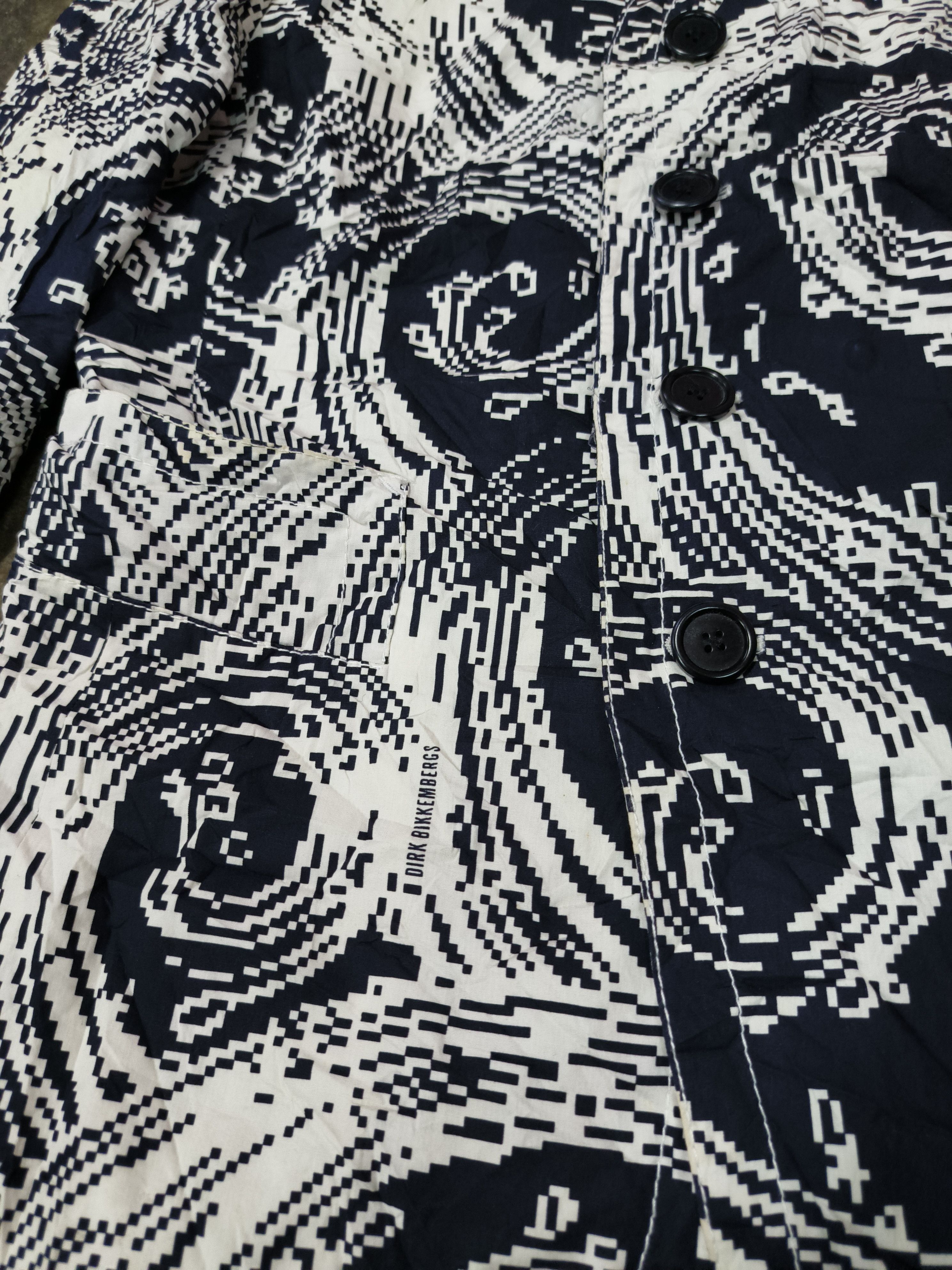 Dirk Bikkembergs Dirk Bikkembers Paisley Print Jacket Coat Size L / US 10 / IT 46 - 5 Thumbnail