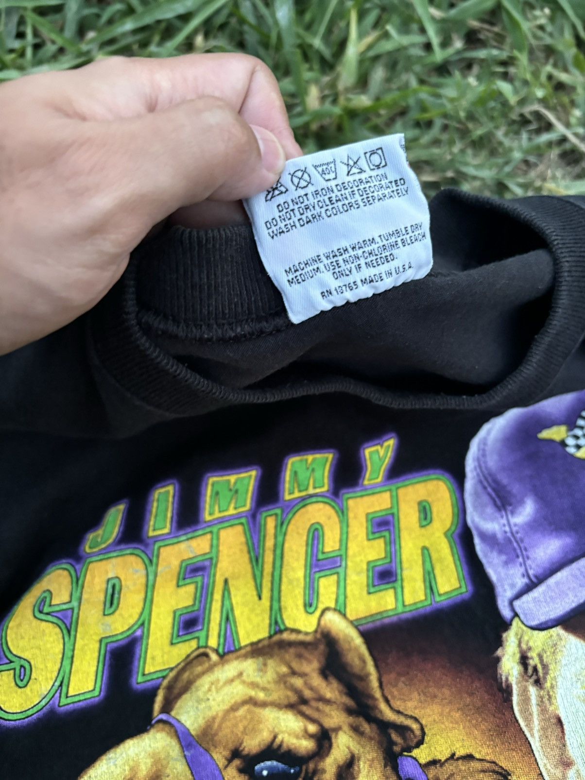 Camel × NASCAR Vintage 90s NASCAR T-Shirt Camel Racing Jimmy Spencer Size US XL / EU 56 / 4 - 11 Thumbnail