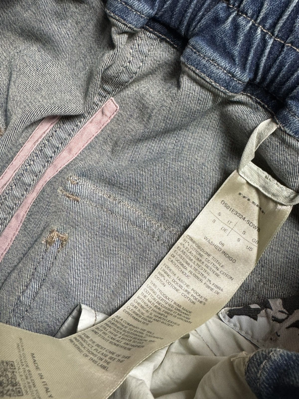 Rick Owens Drkshdw Rick Owens Drkshdw Denim Jumbo Cargo Belas in Washed Indigo Size US 30 / EU 46 - 13 Thumbnail