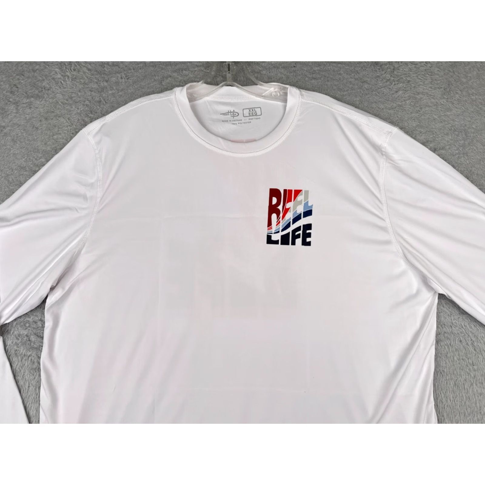 Alife Reel Life Shirt Men White Long Sleeve UV Tee Fishing Boating Jax Beach Size US XL / EU 56 / 4 - 4 Thumbnail
